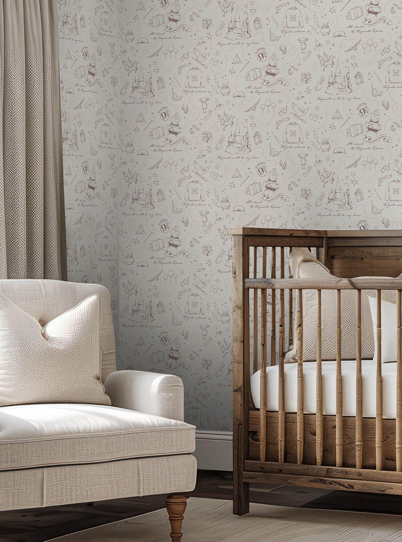 Harry Potter Magical Moments Trail Cream Wallpaper, , hi-res