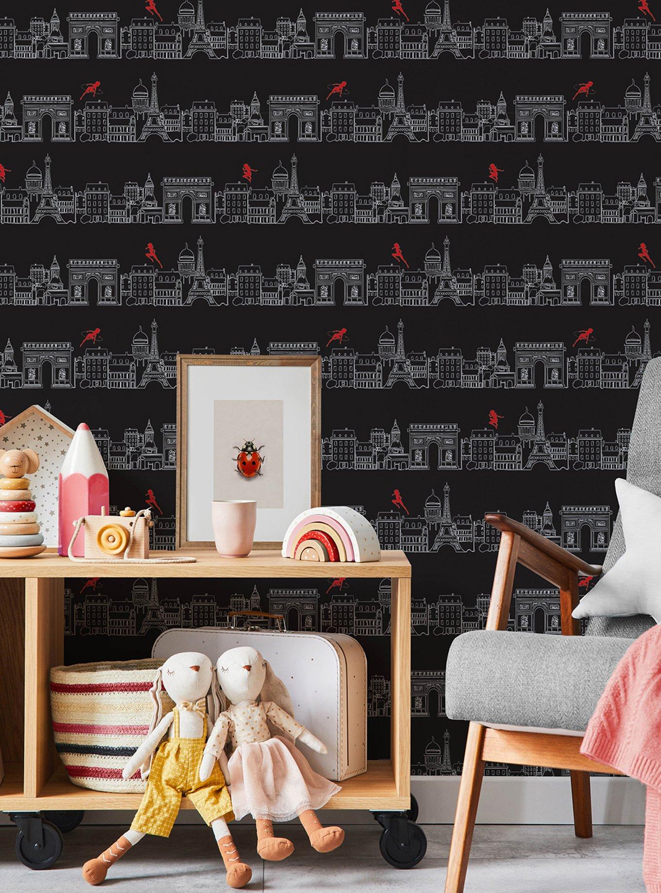 Miraculous: Tales of Ladybug & Cat Noir Charming Paris Black Wallpaper, , hi-res