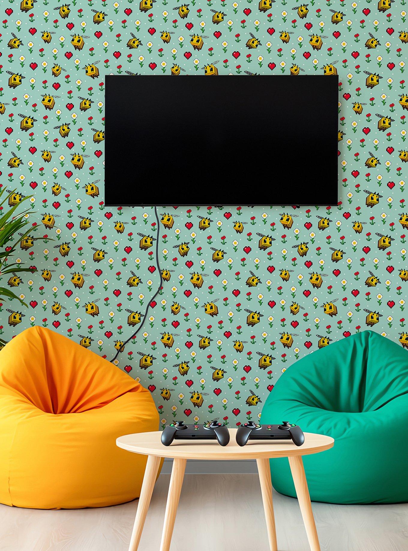 Minecraft Busy Bee Wallpaper, , alternate