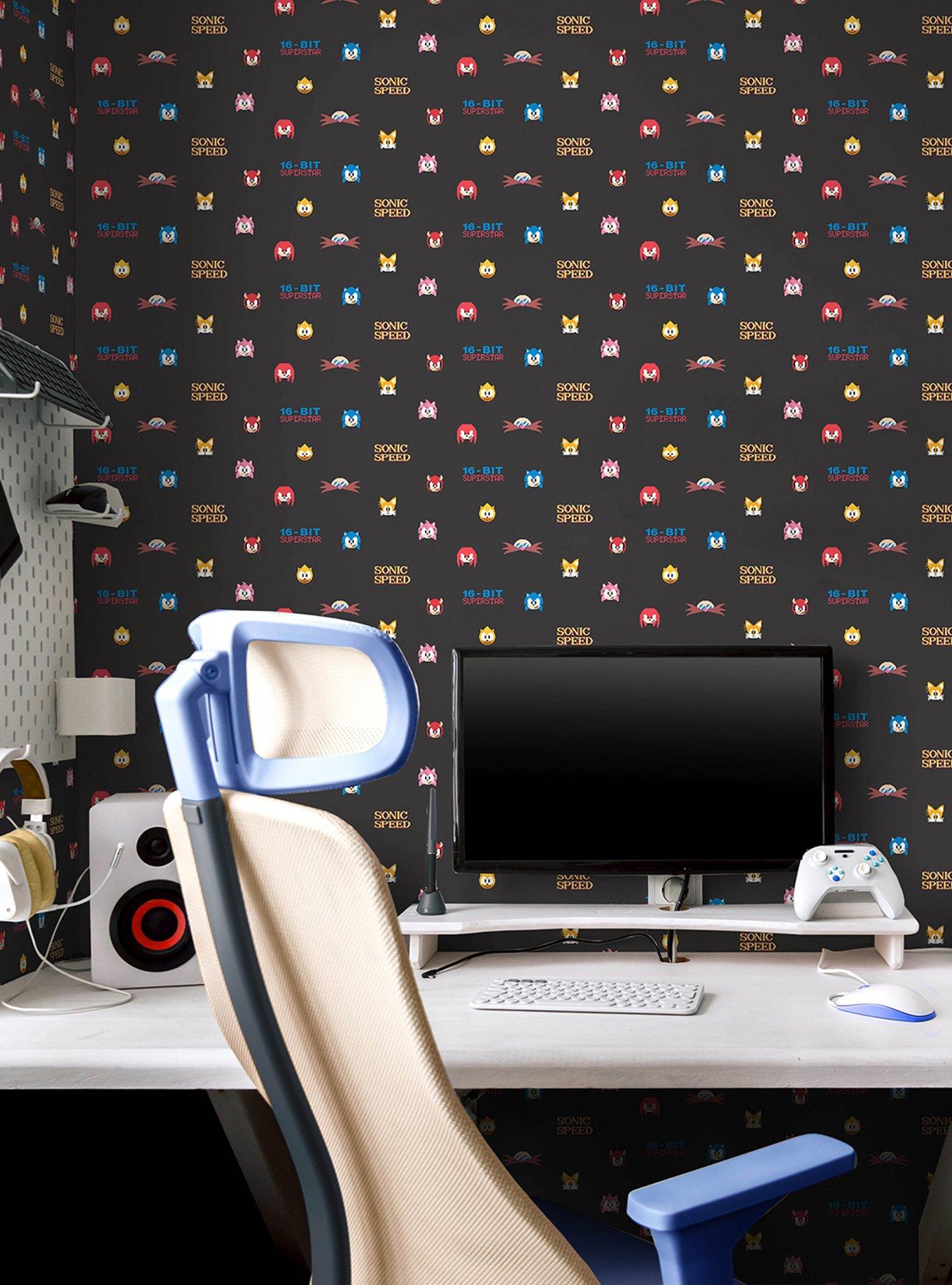 Sonic The Hedgehog 16-Bit Superstar Retro Wallpaper, , hi-res