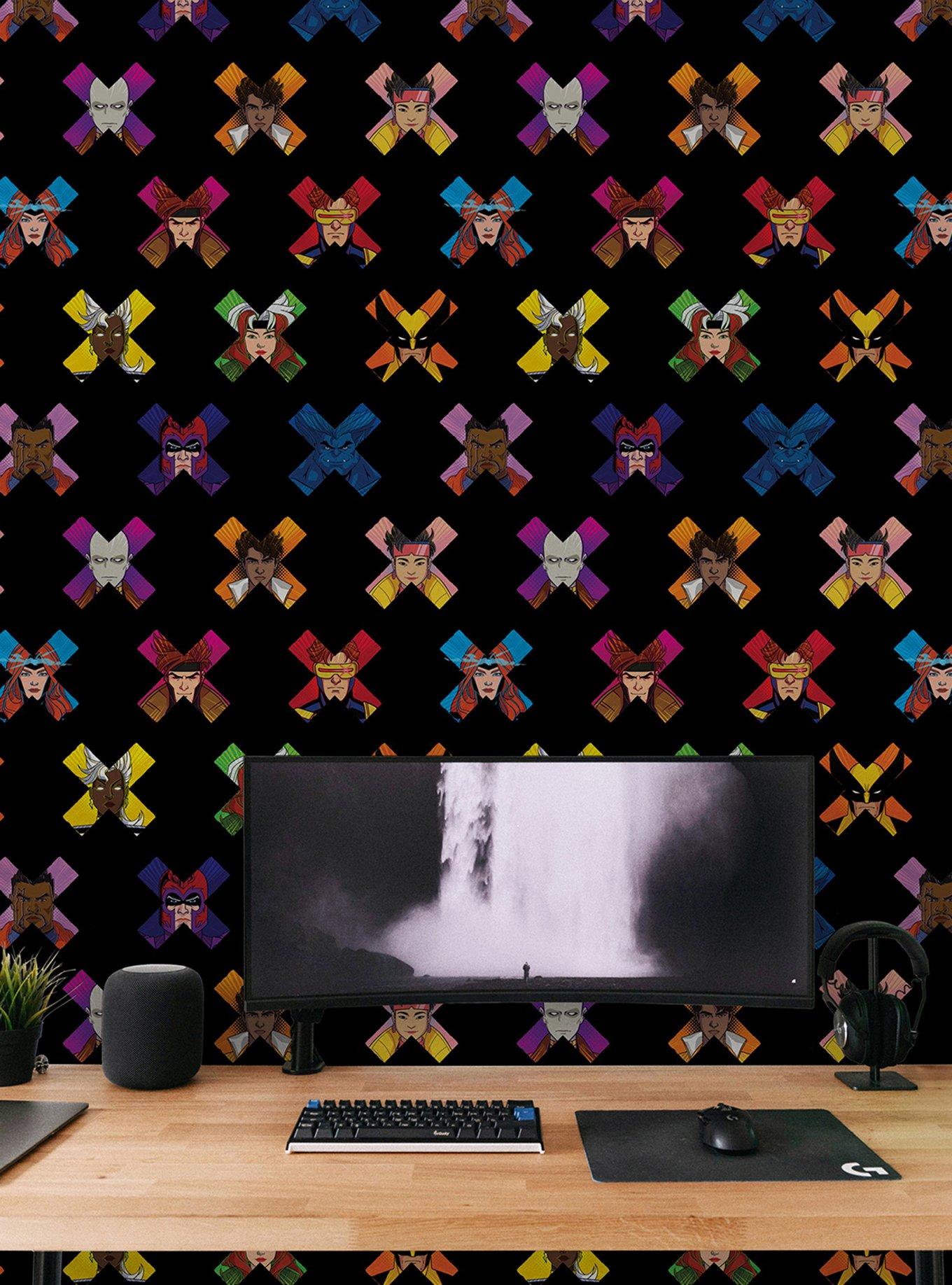 Marvel X-Men '97 Faces Black Wallpaper, , hi-res