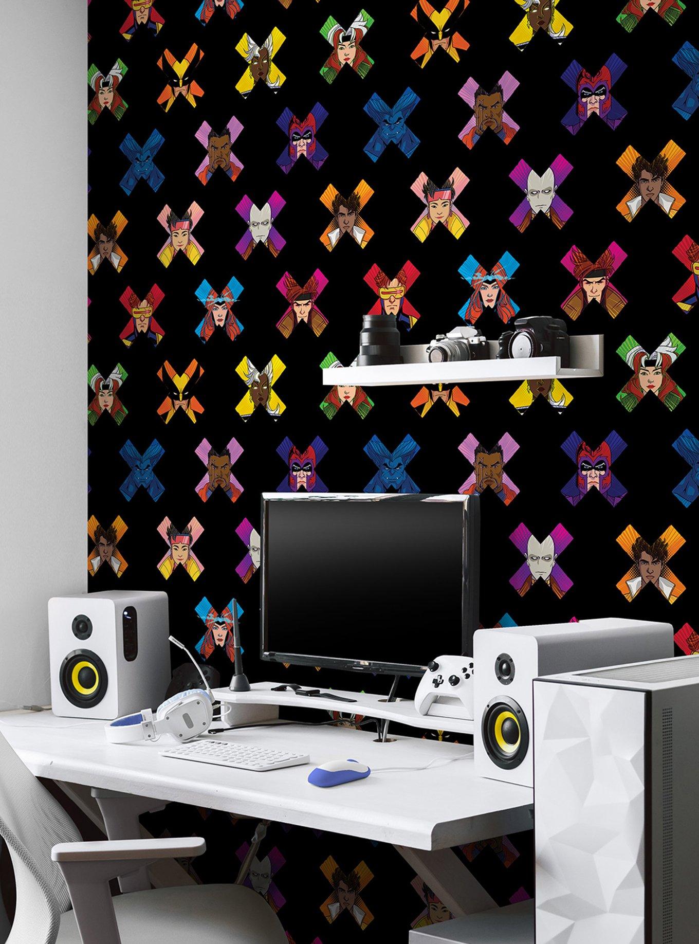Marvel X-Men '97 Faces Black Wallpaper, , alternate