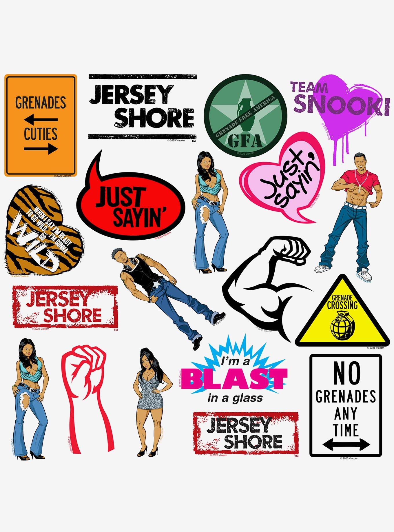 Jersey Shore Variety Miscellaneous 100ct Sticker Pack, , alternate