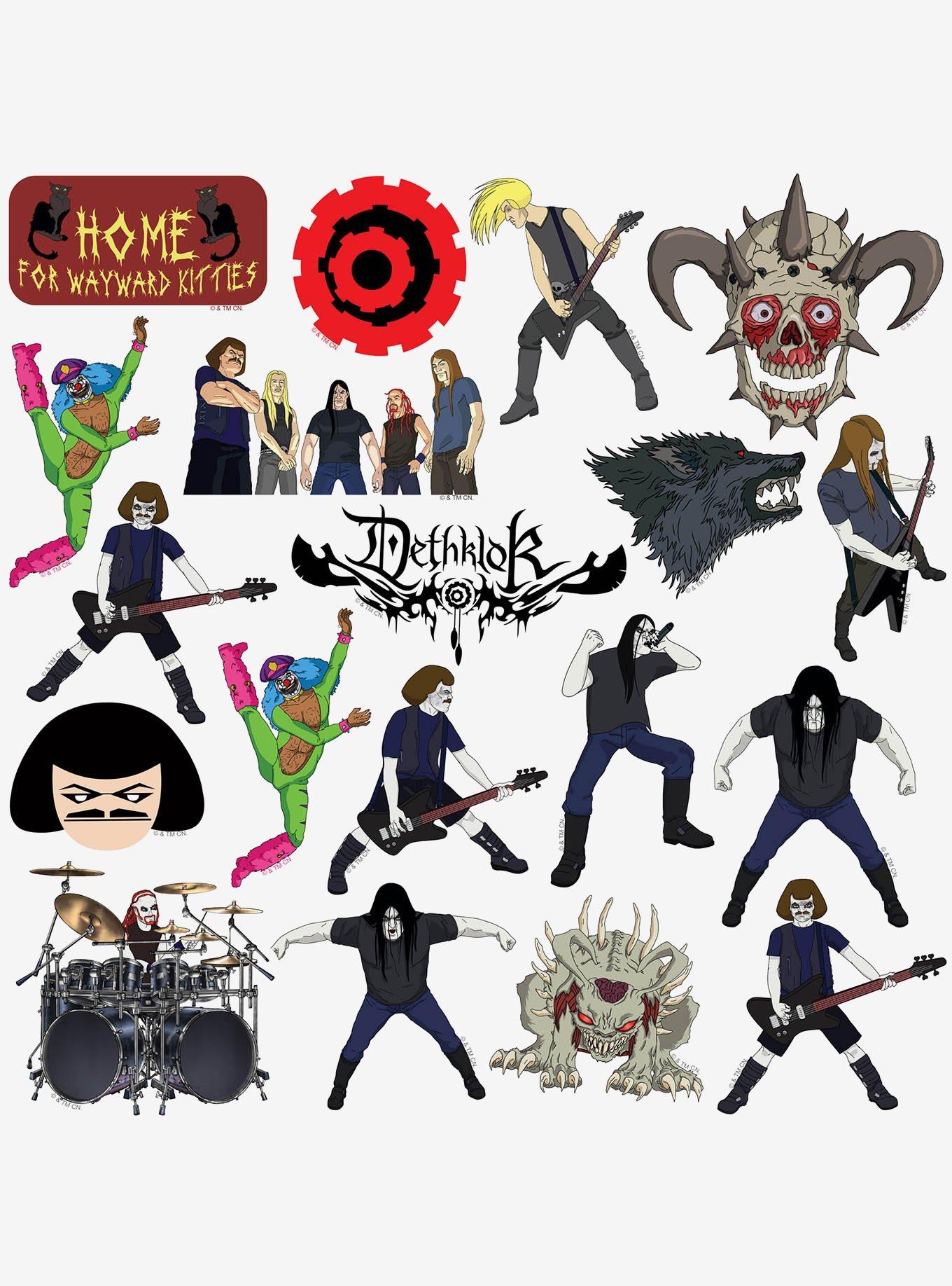 Metalocalypse Miscellaneous 100ct Sticker Pack, , alternate