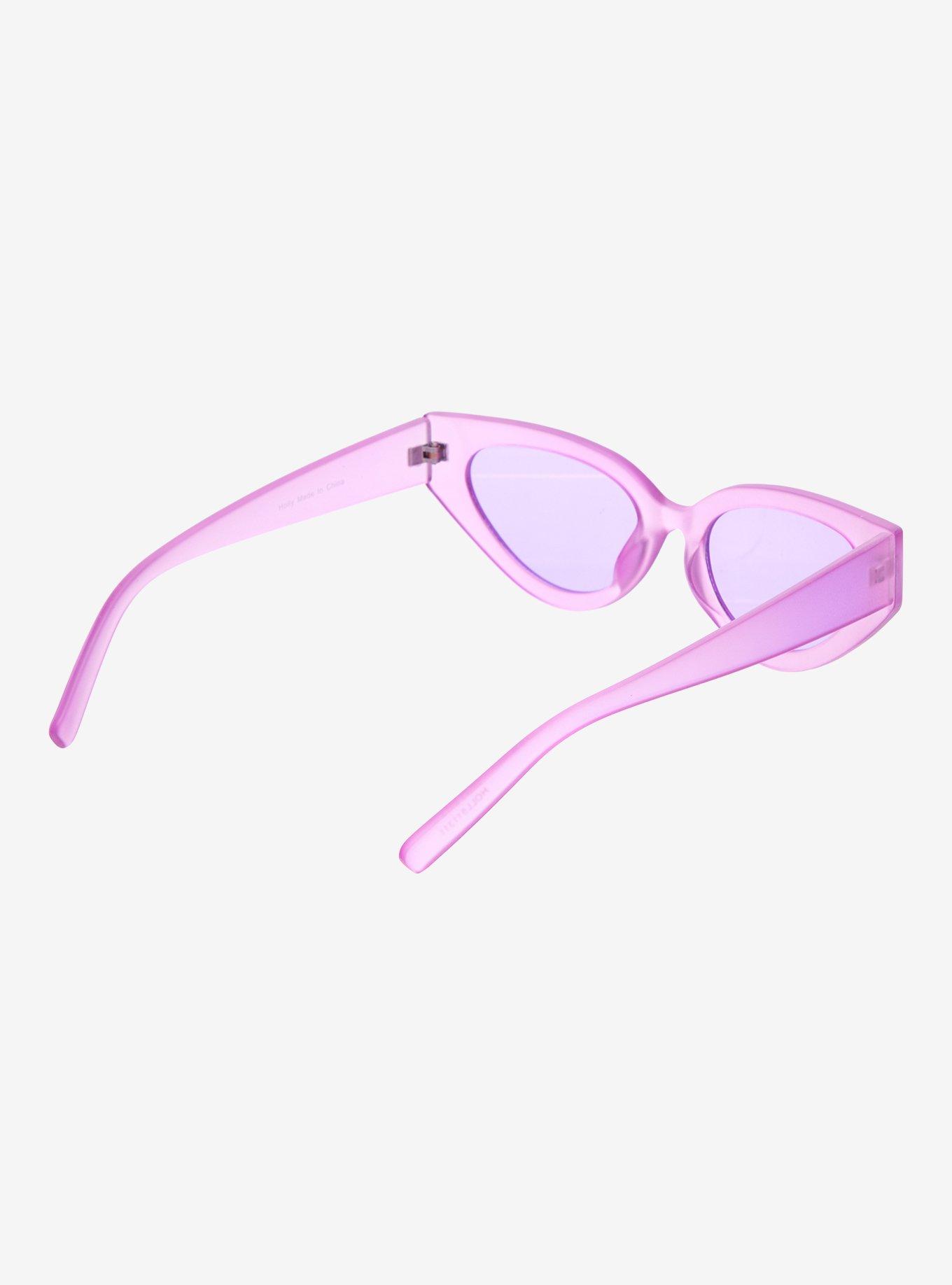 Holly Lilac Cat Eye Sunglasses, , alternate