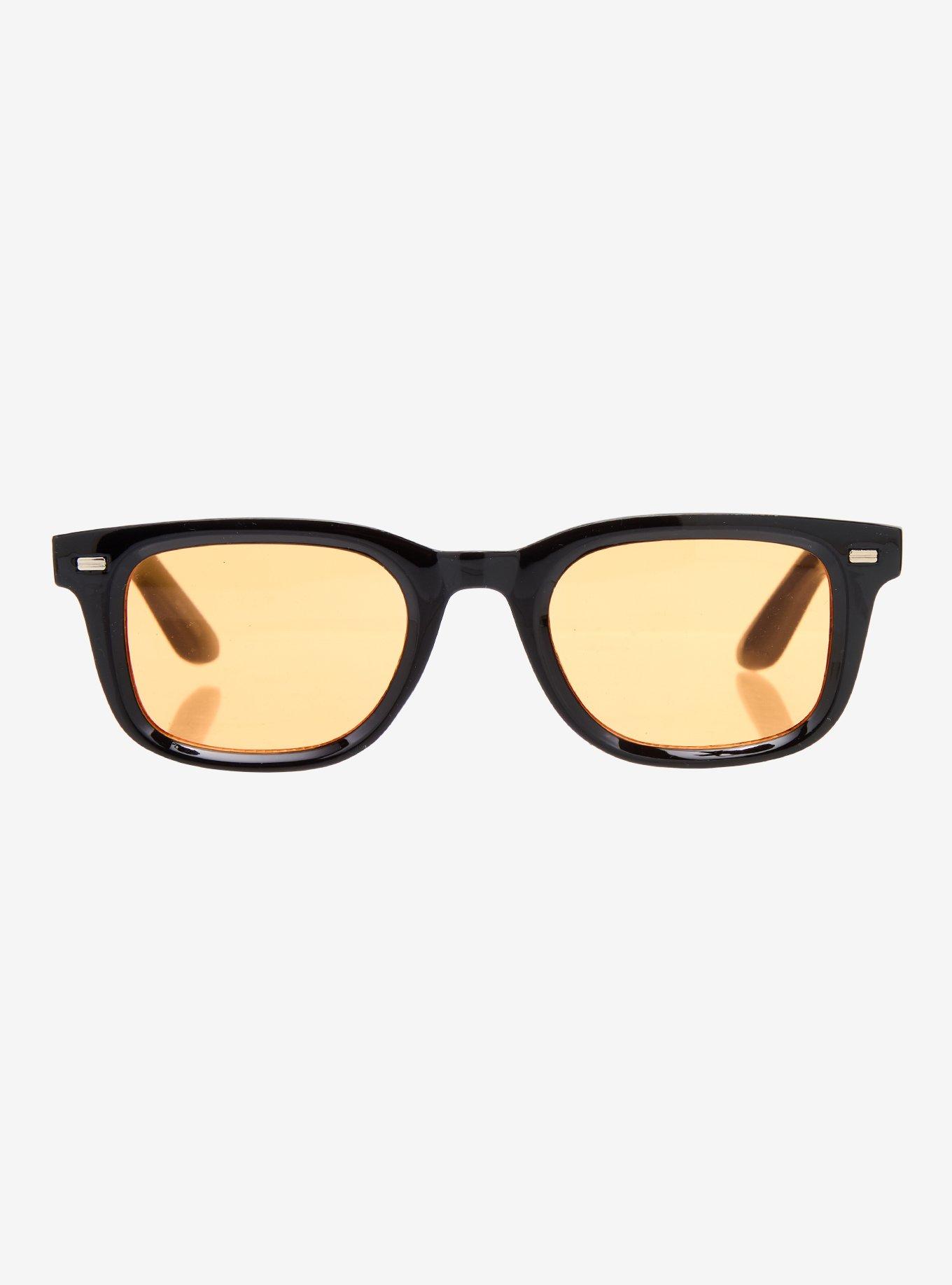 Jack Dark Brown Rectangular Sunglasses, , hi-res