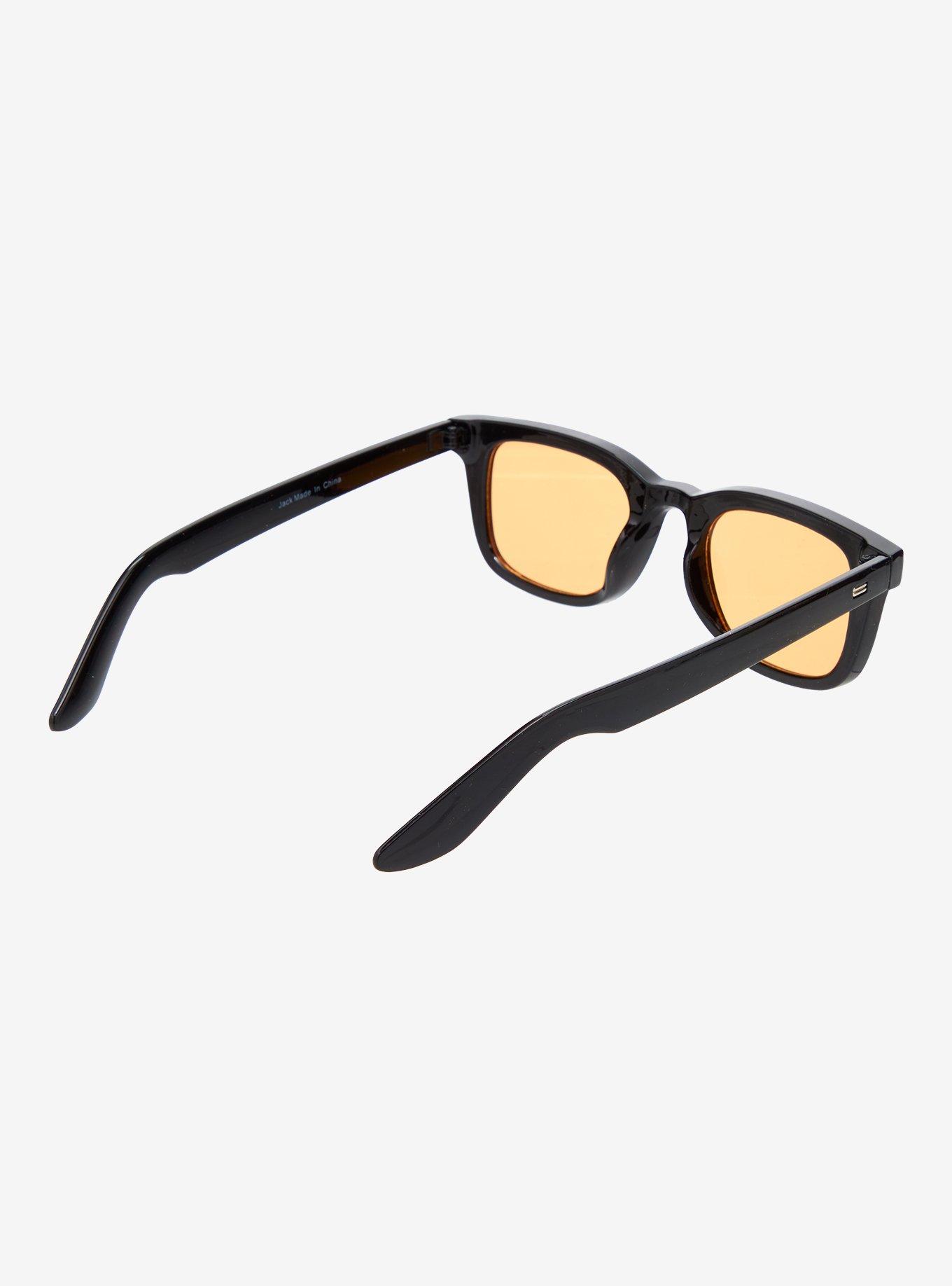 Jack Dark Brown Rectangular Sunglasses, , alternate