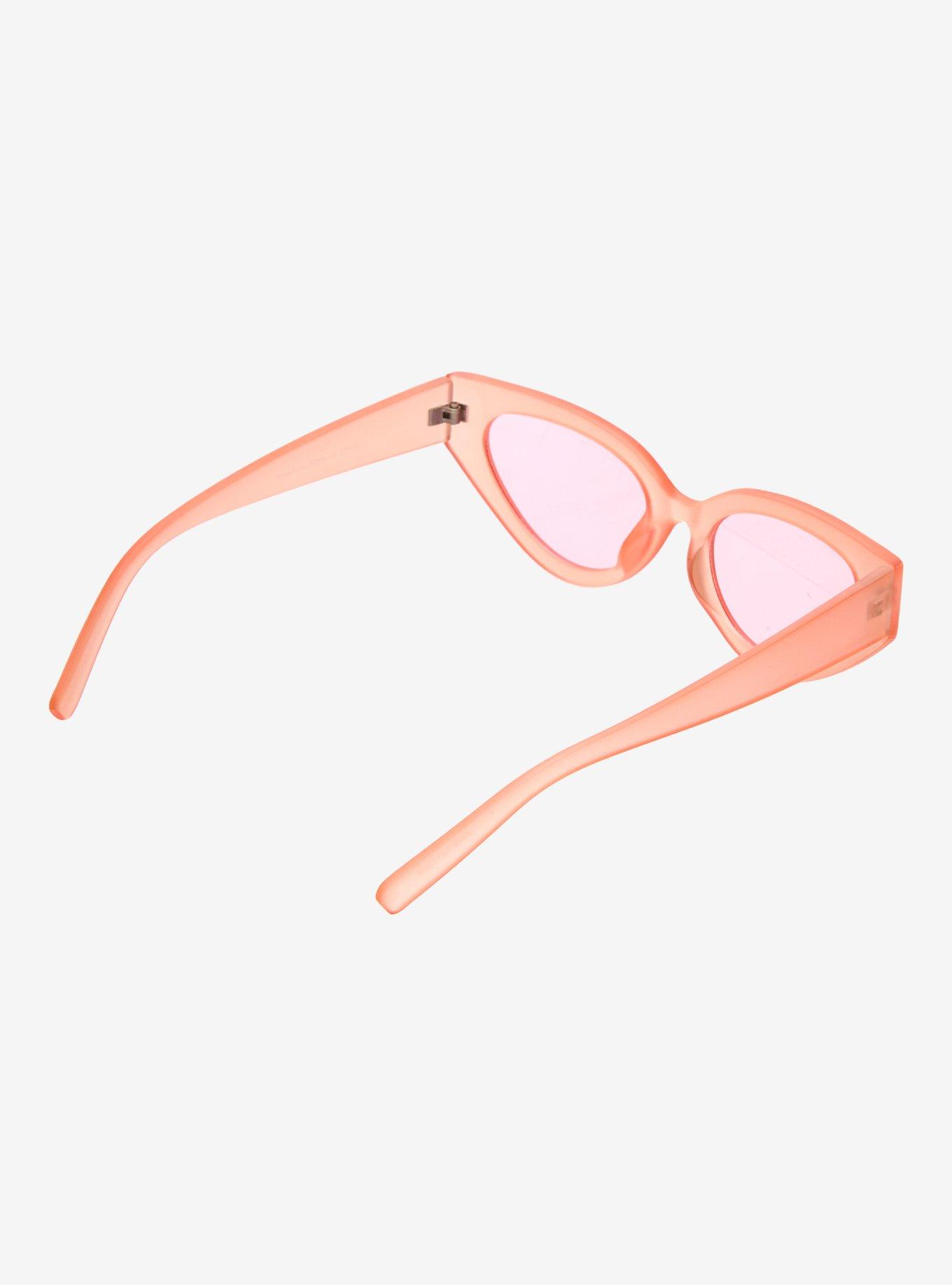 Amethyst Orange Cat Eye Sunglasses, , alternate