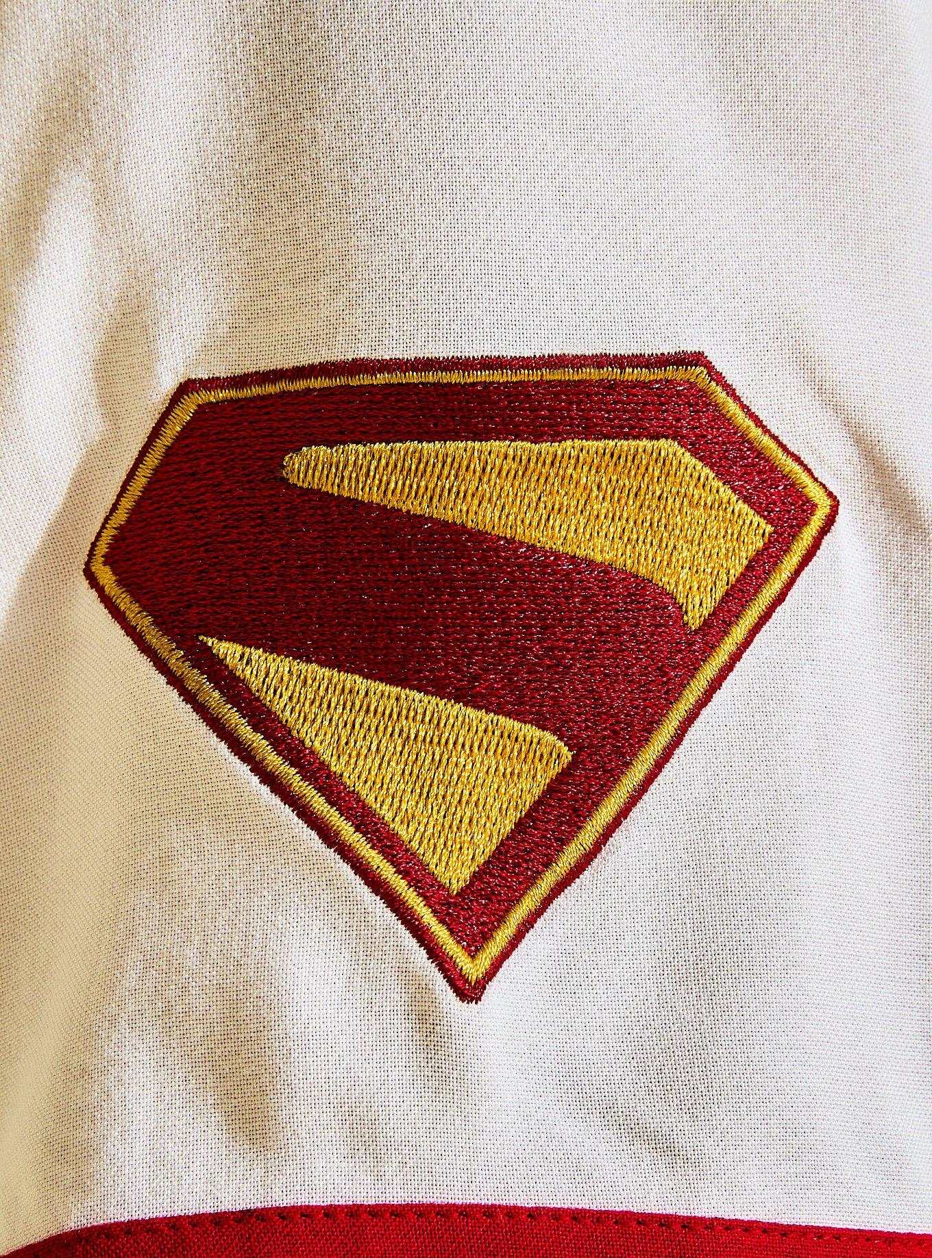 Our Universe DC Comics Supergirl Krypto Paw Prints Woven Button-up Our Universe Exclusive, MULTI, alternate