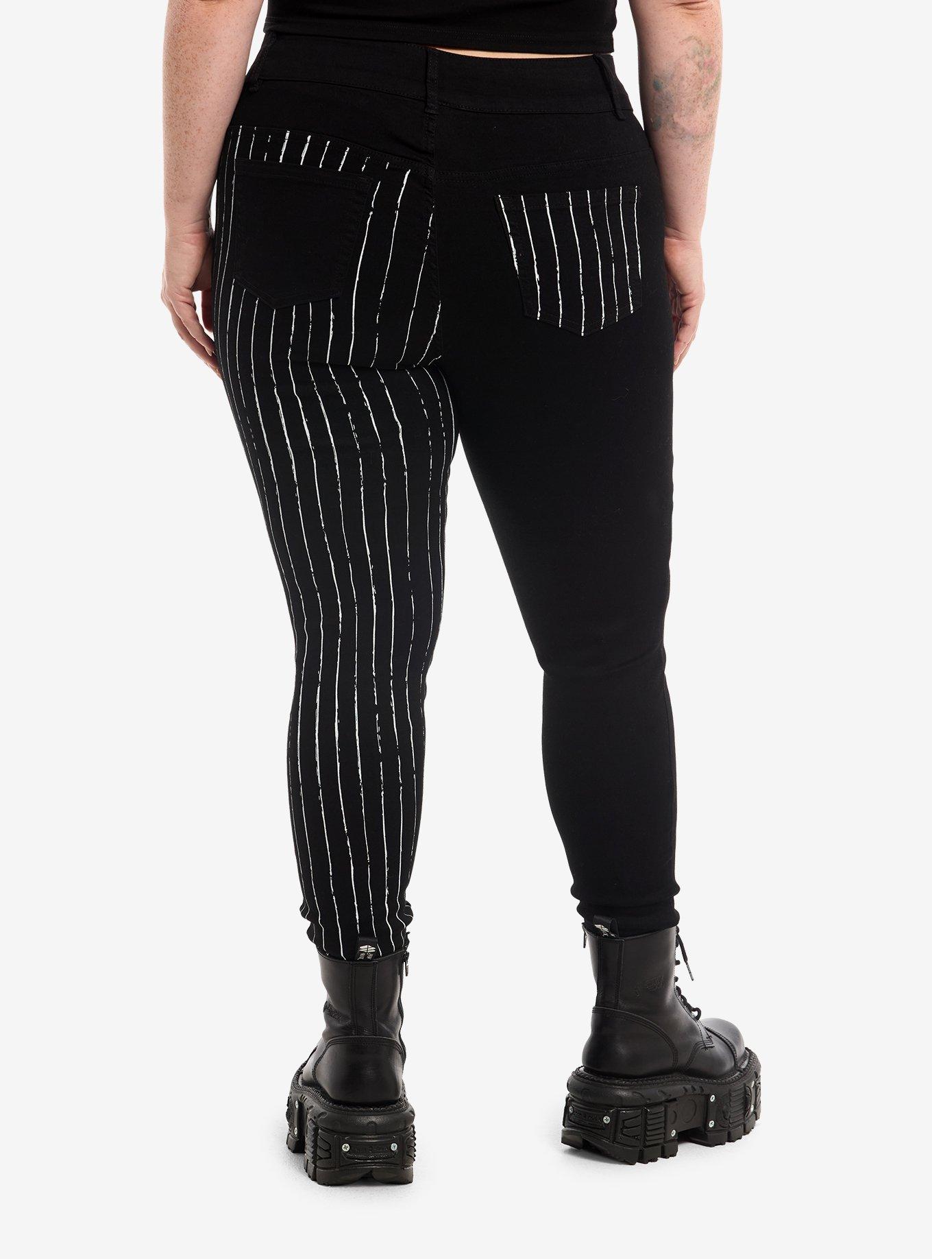 Her Universe The Nightmare Before Christmas Jack Split Skinny Jeans Plus Size, , hi-res