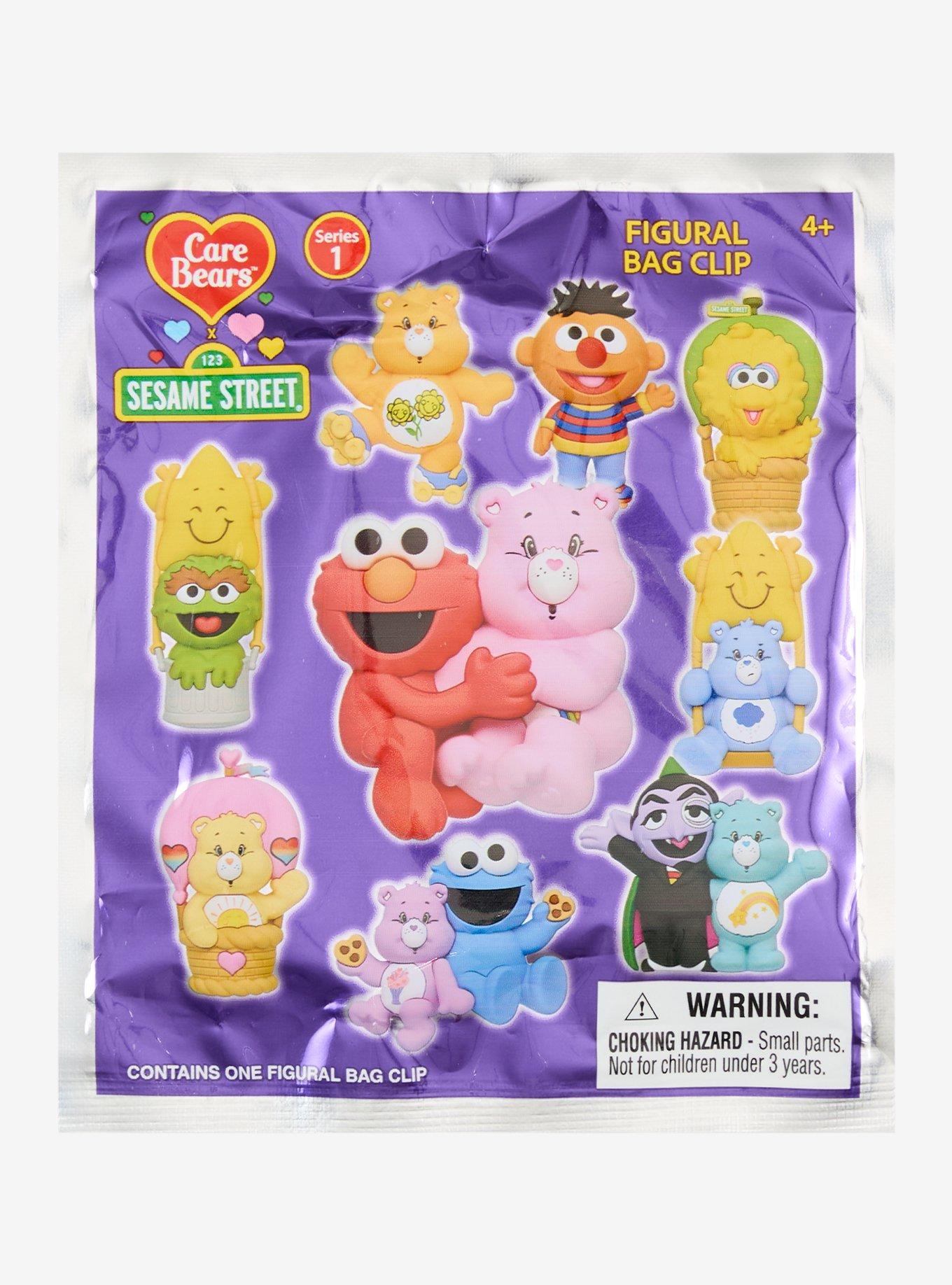 Sesame Street X Care Bears Blind Bag Figural Bag Clip, , alternate