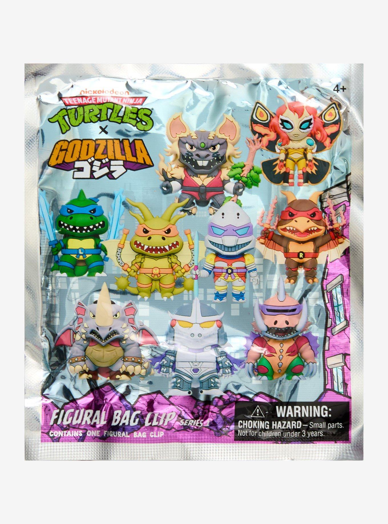 Teenage Mutant Ninja Turtles X Godzilla Blind Bag Figural Bag Clip, , alternate