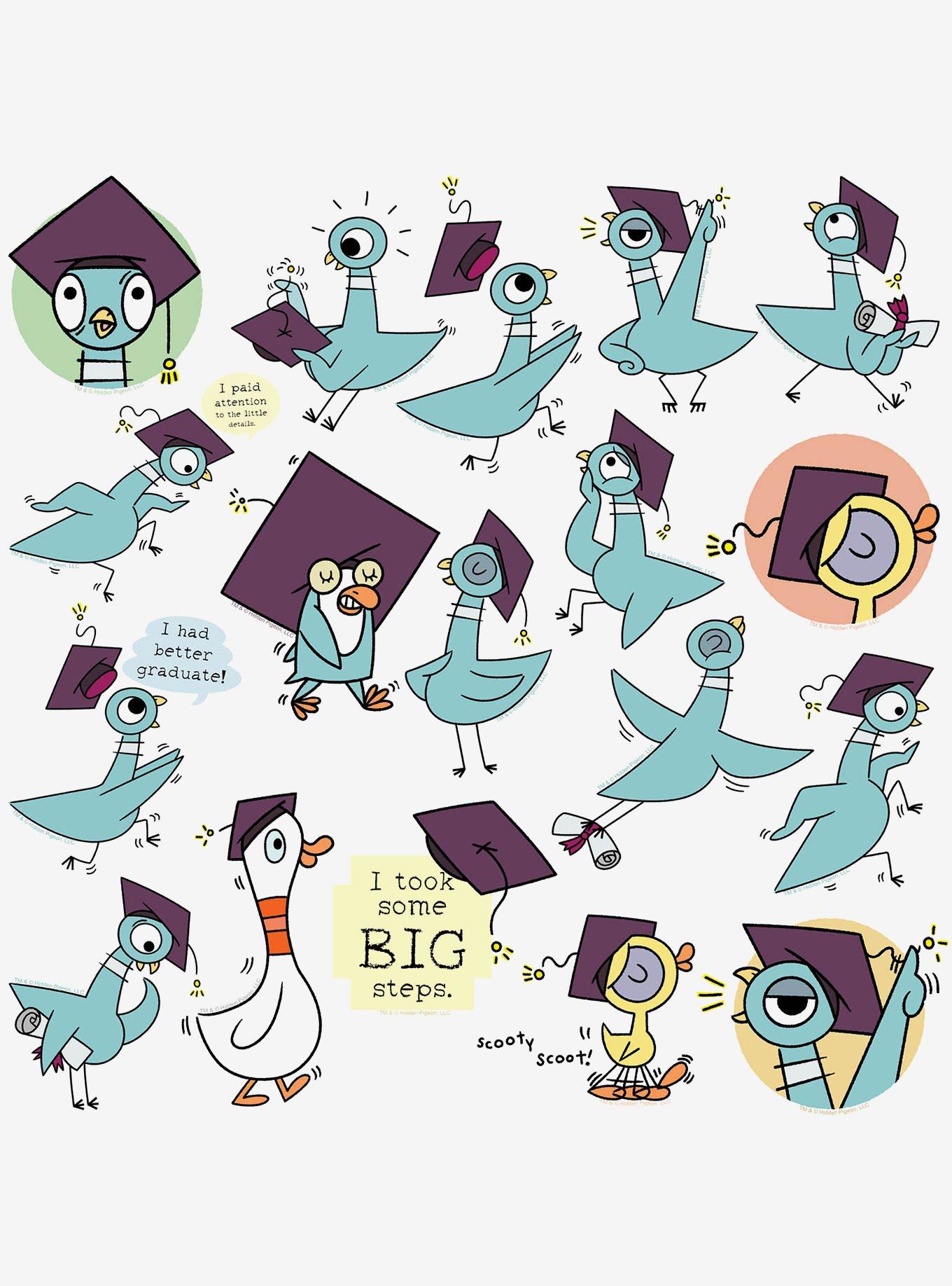 The Pigeon Graduation Celebration S Miscellaneous 100ct Sticker Pack