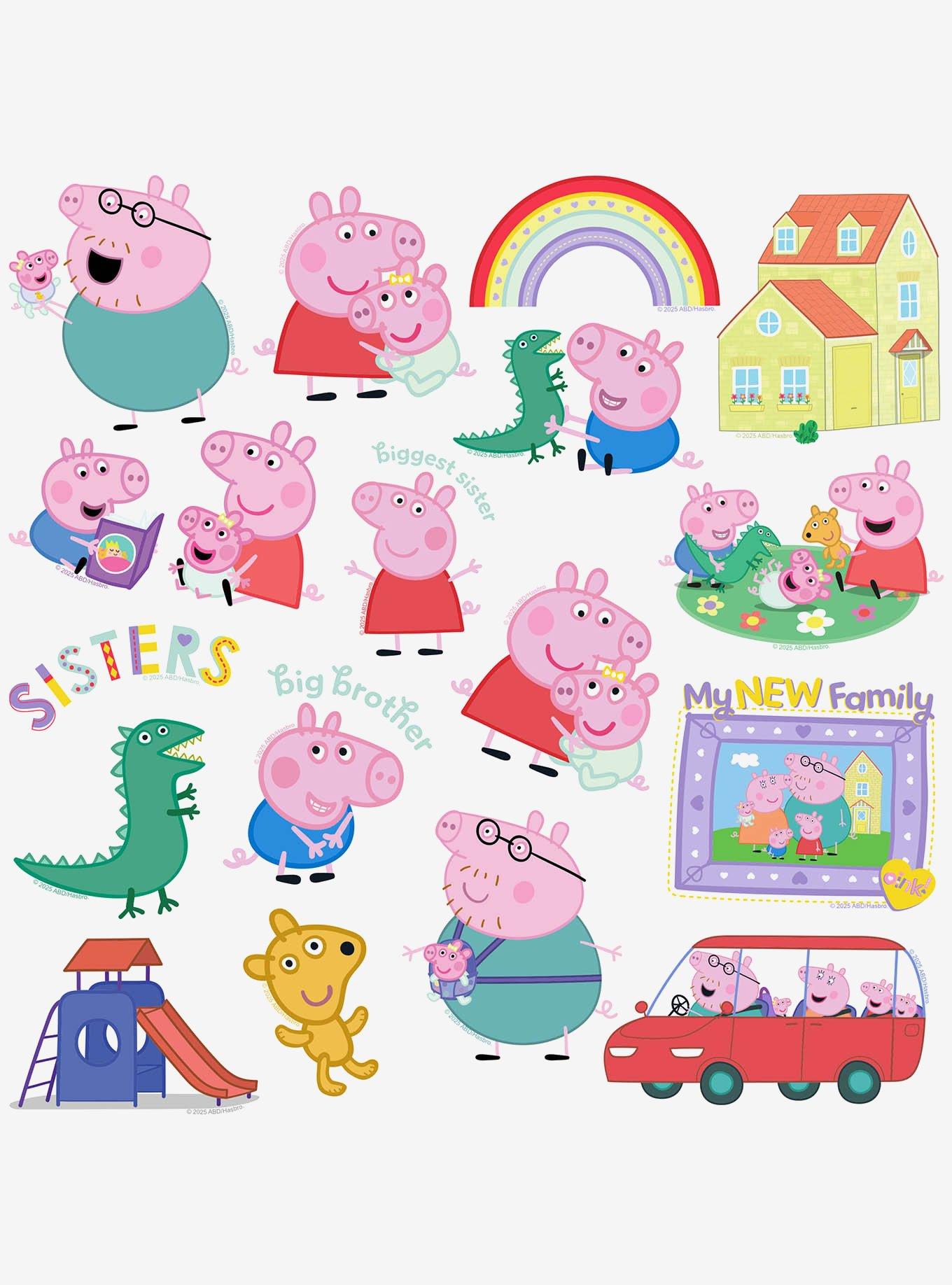 Peppa Pig New Family Miscellaneous 100ct Sticker Pack, , alternate
