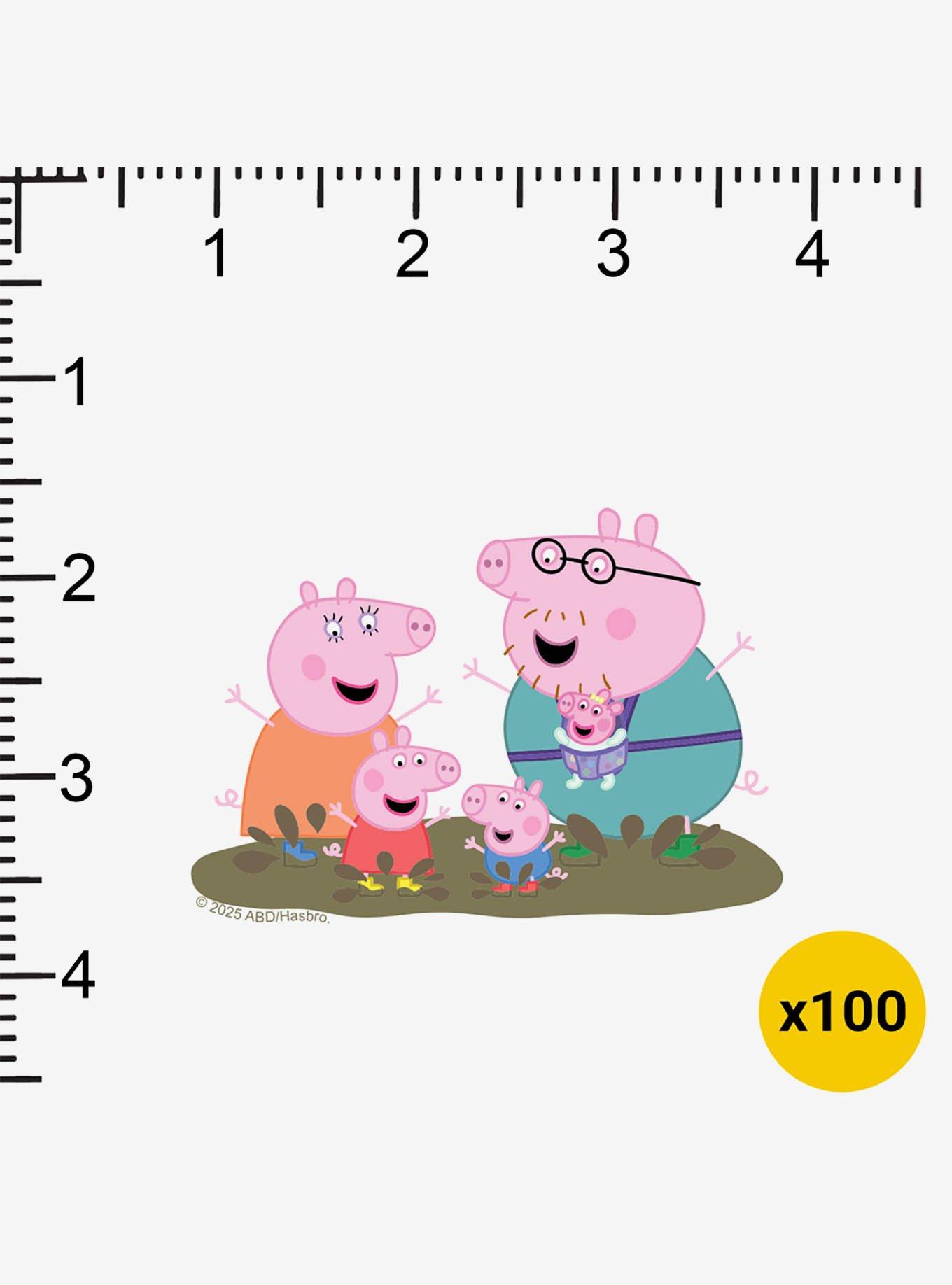Peppa Pig Muddy Puddle Family Miscellaneous 100ct Sticker Pack, , alternate