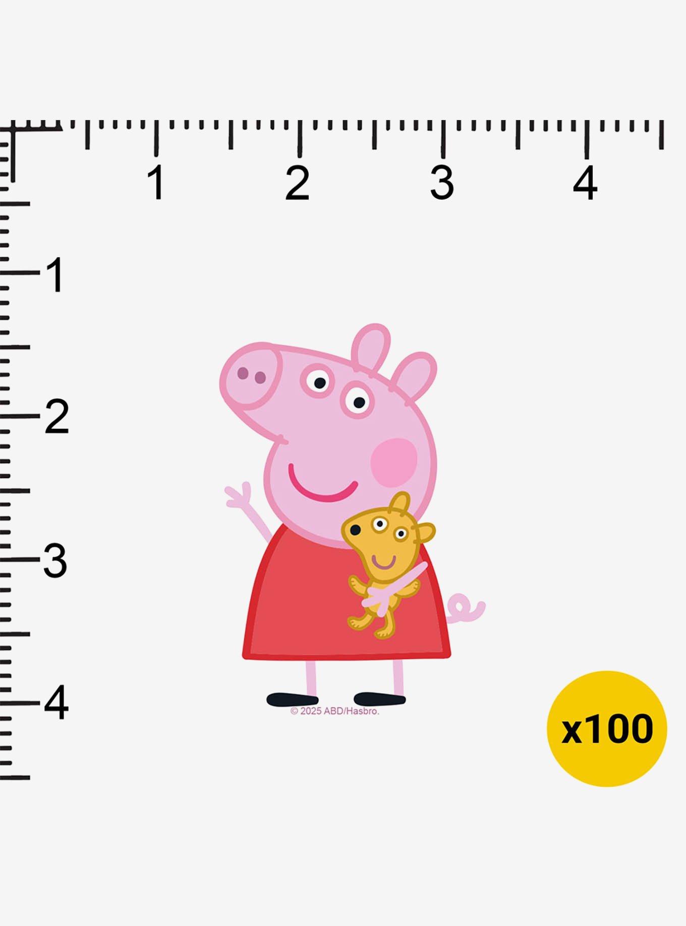 Peppa Pig Teddy Toy Miscellaneous 100ct Sticker Pack