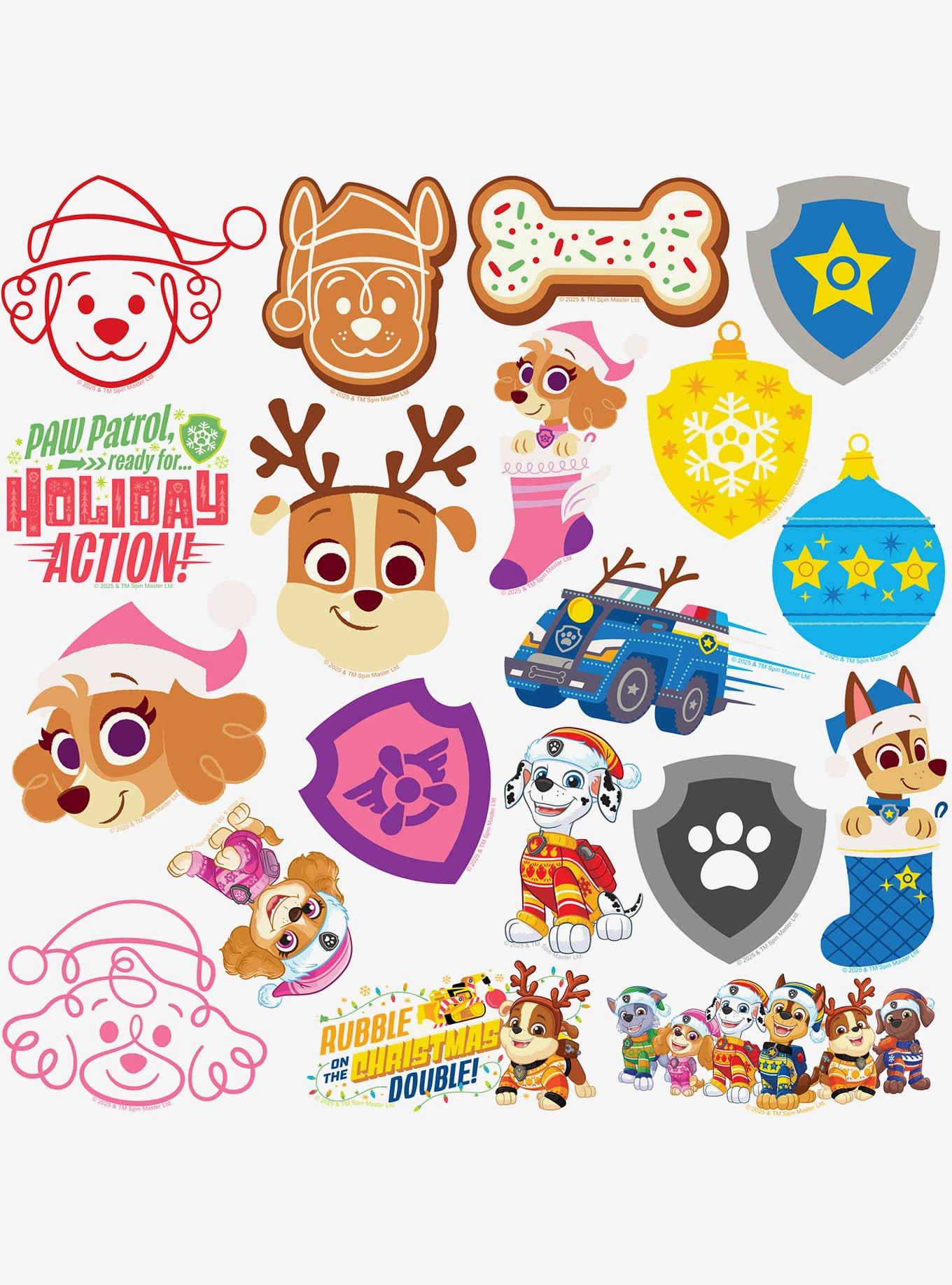 Paw Patrol Series 2025 Christmas Special Miscellaneous 100ct Sticker Pack, , alternate