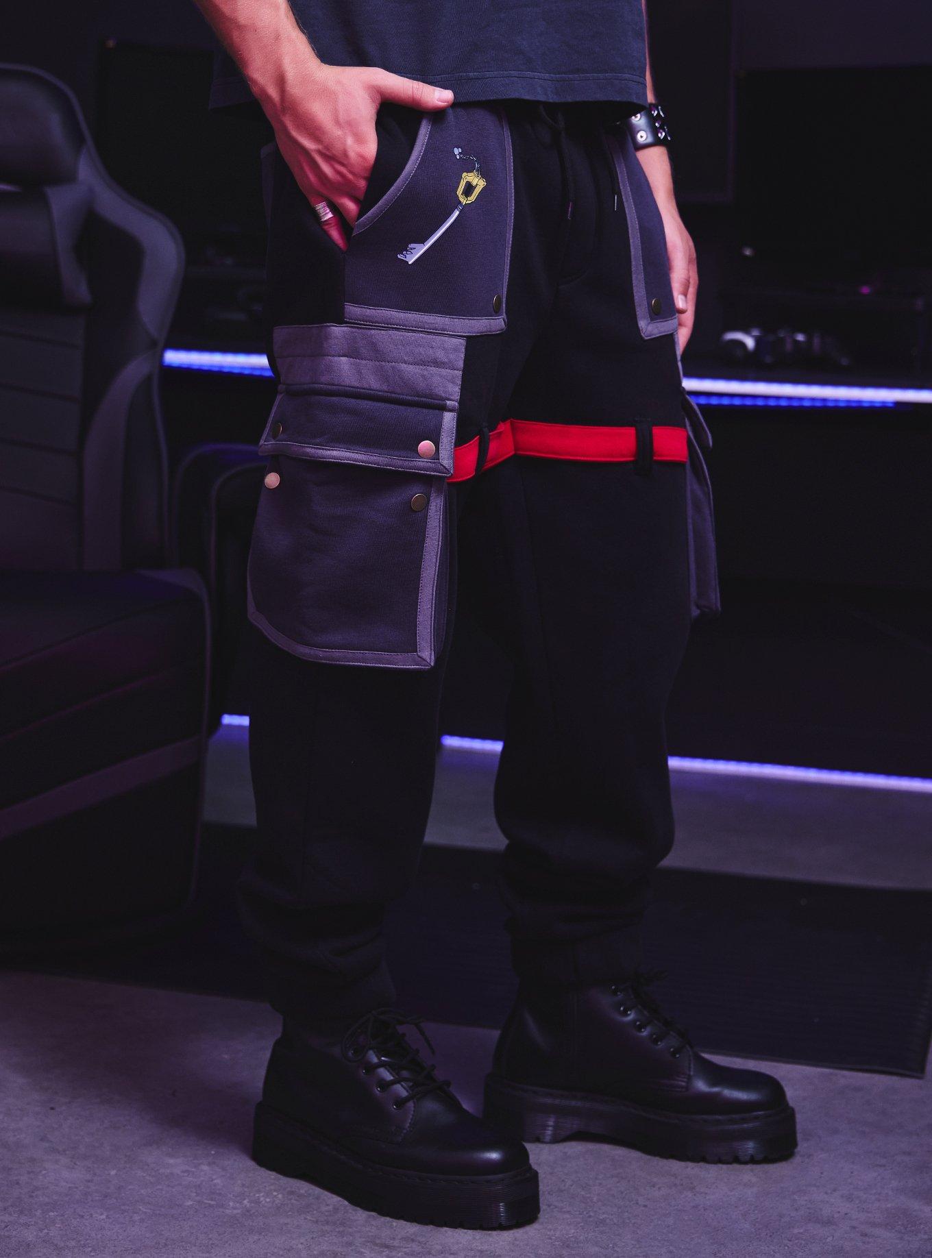 Our Universe Disney Kingdom Hearts Sora Cargo Jogger Sweatpants, MULTI, alternate - view 4