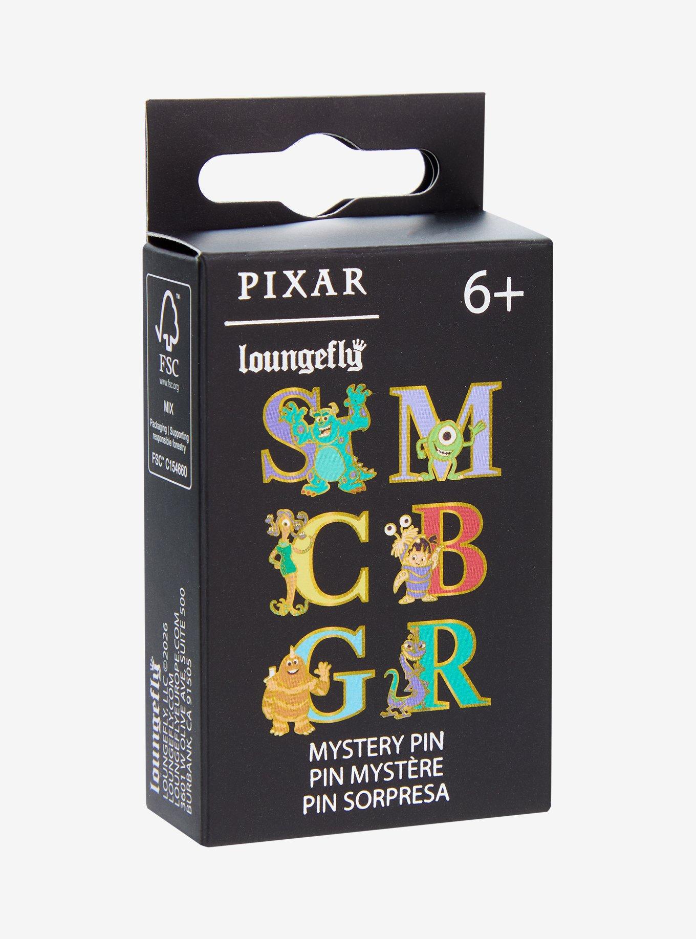 Loungefly Disney Pixar Monsters, Inc. Character Initial Blind Box Enamel Pin - BoxLunch Exclusive, , hi-res