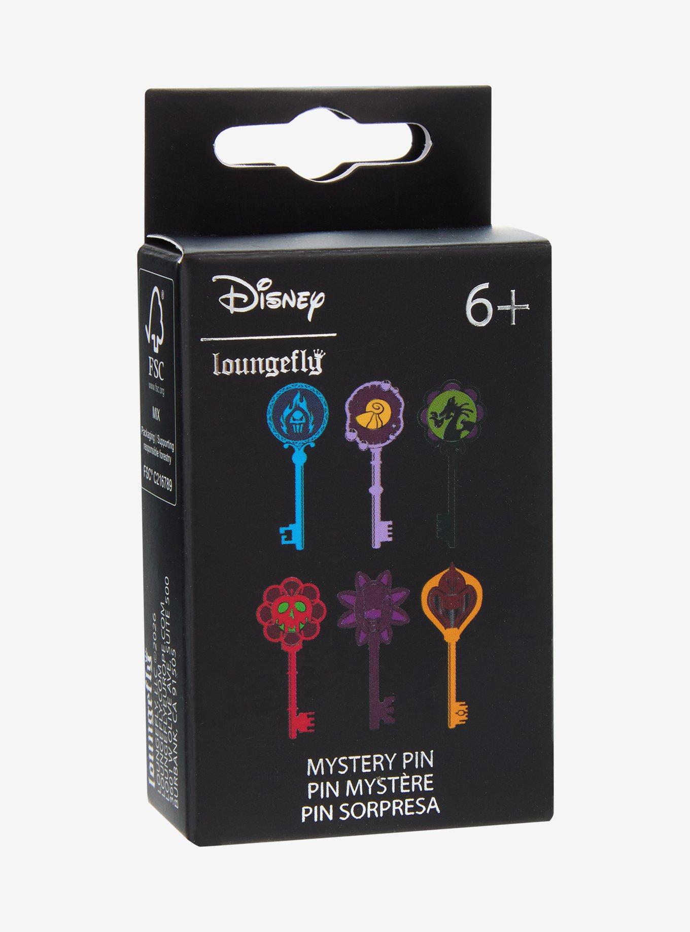 Loungefly Disney Villains Keys Blind Box Enamel Pin - BoxLunch Exclusive, , hi-res