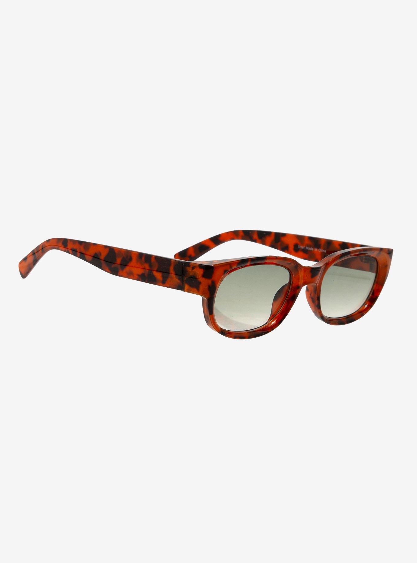 Orange Tortoiseshell Sunglasses, , alternate