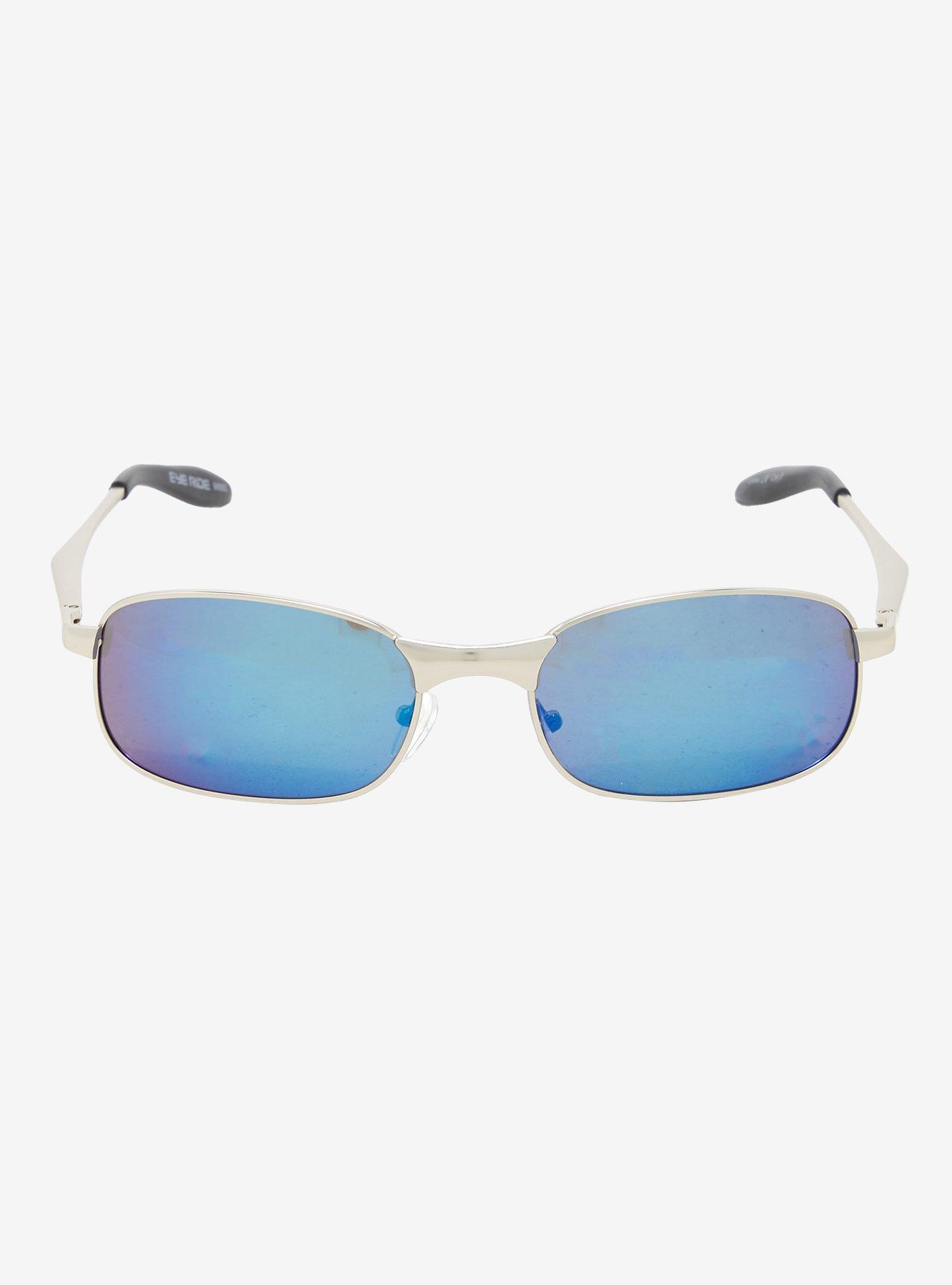 Blue Mirror Lens Sunglasses, , alternate