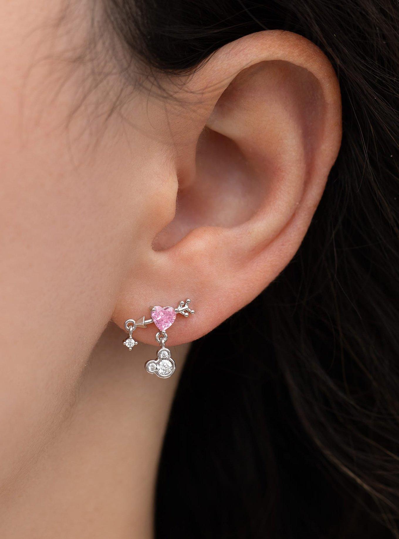 Disney X Girls Crew Mickey Mouse Heartstruck Drop Earrings, , hi-res
