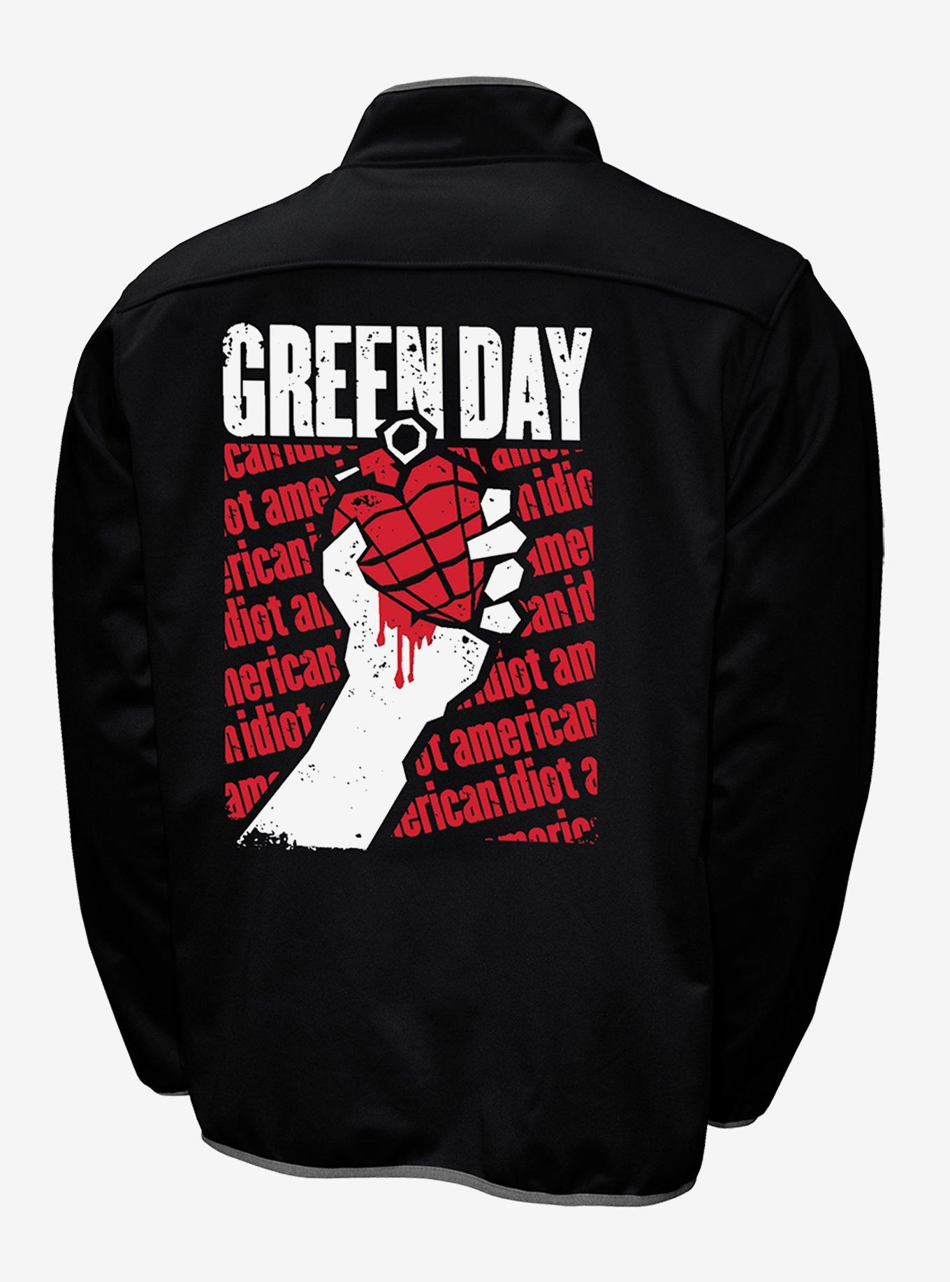 Green Day Grenade Heart Softshell Jacket, , hi-res