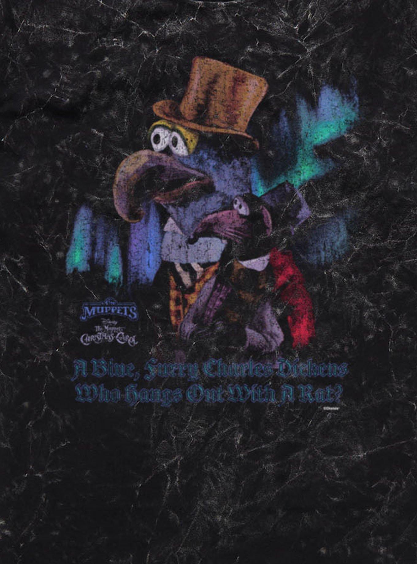 Disney The Muppets Christmas Carol Gonzo & Rizzo Charles Dickens Mineral Wash T-Shirt, , hi-res
