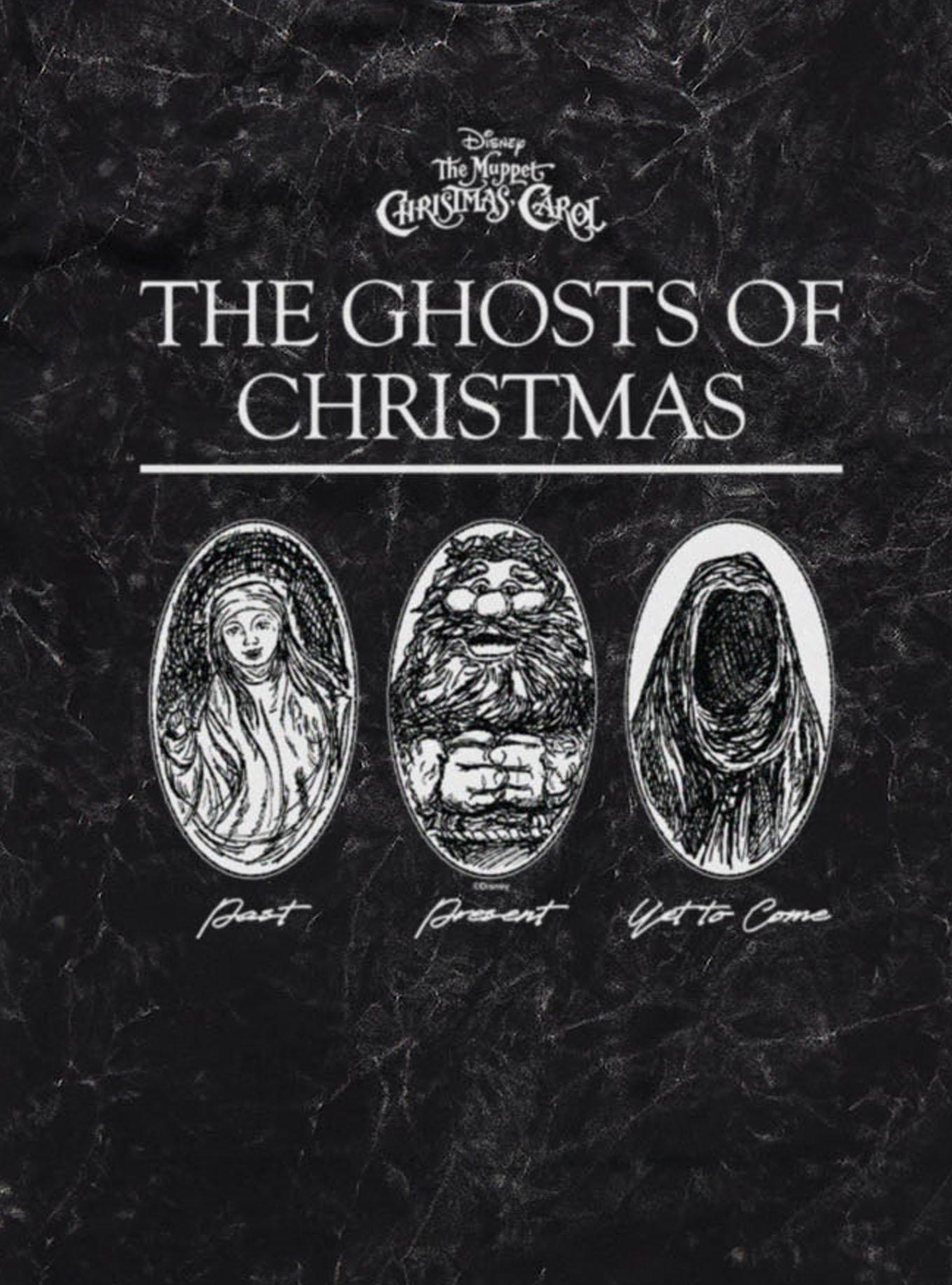 Disney The Muppets Christmas Carol Ghosts Of Christmas Mineral Wash T-Shirt Hot Topic Exclusive, , hi-res