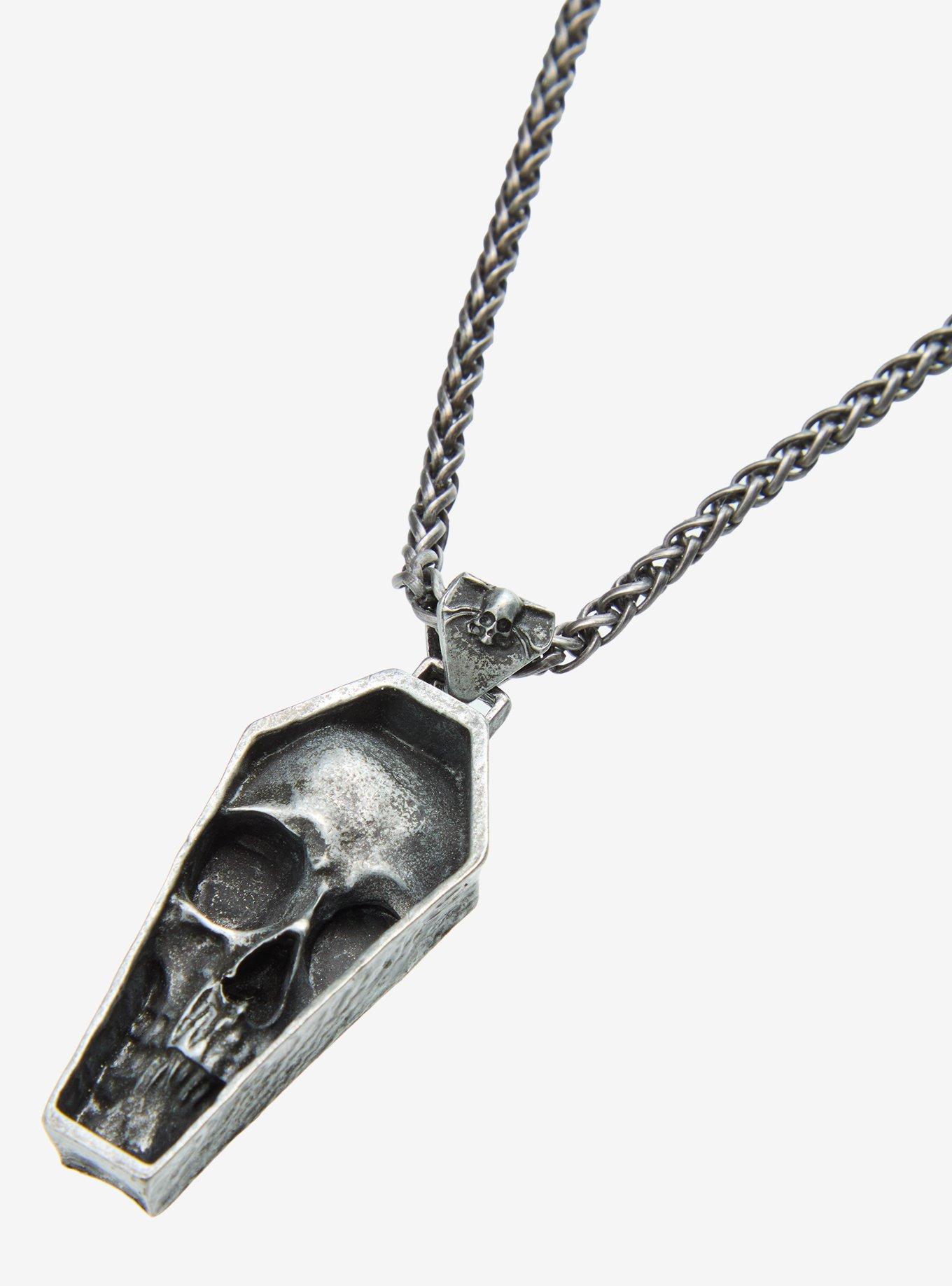 Skull Coffin Necklace, , alternate
