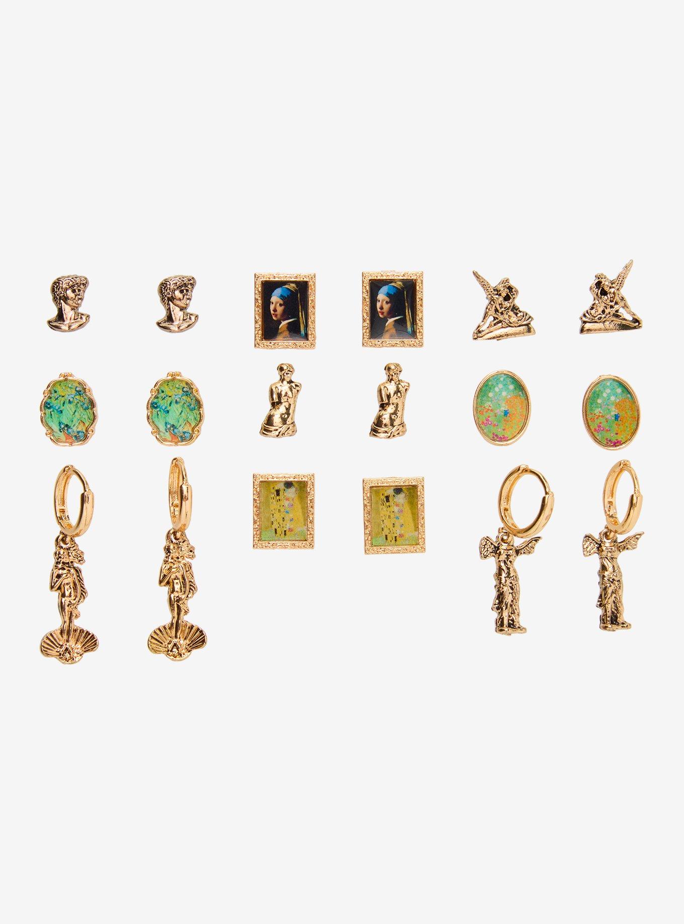 Thorn & Fable Art Museum Stud Earring Set, , hi-res