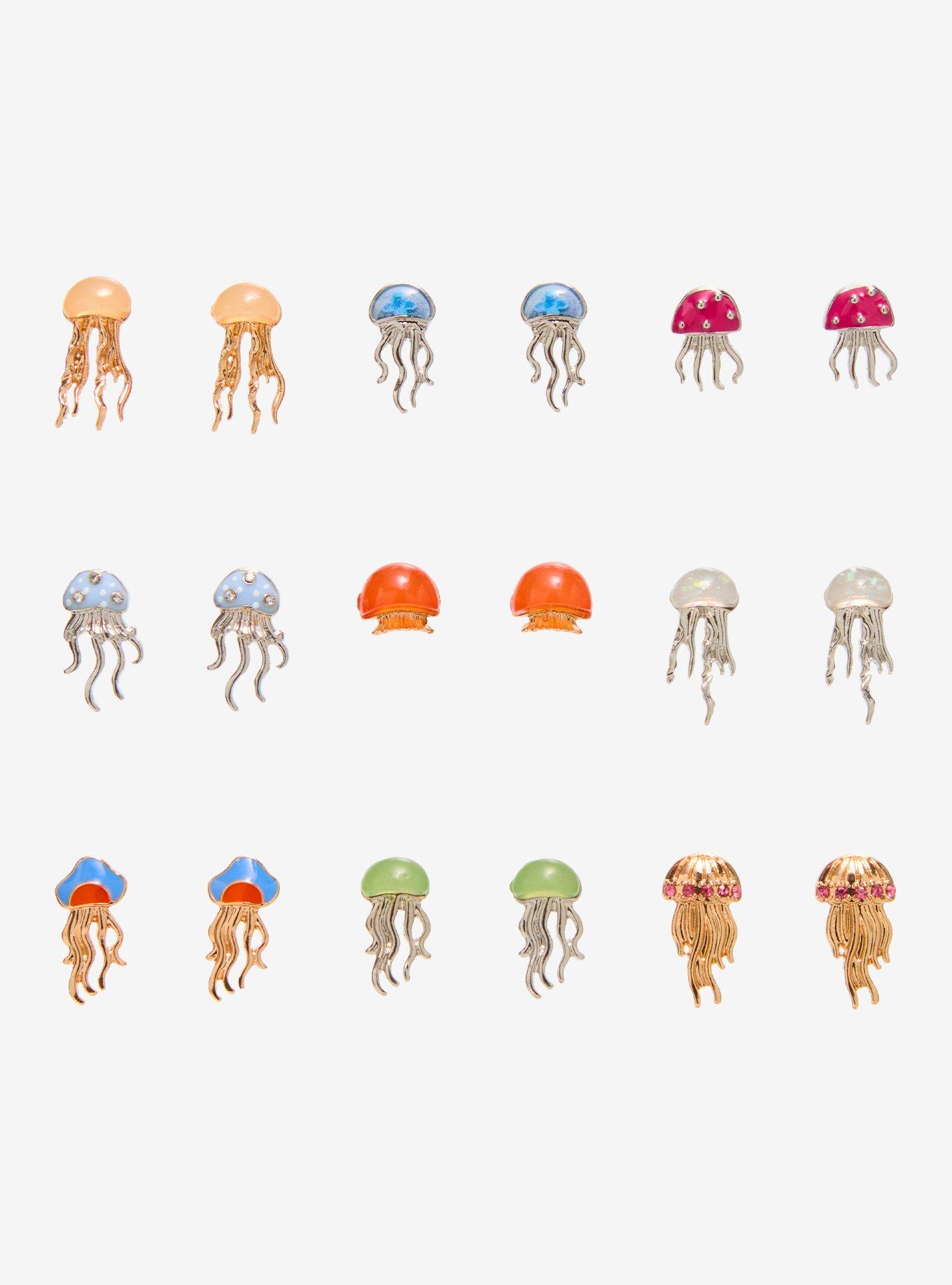 Thorn & Fable Jellyfish Stud Earring Set, , hi-res