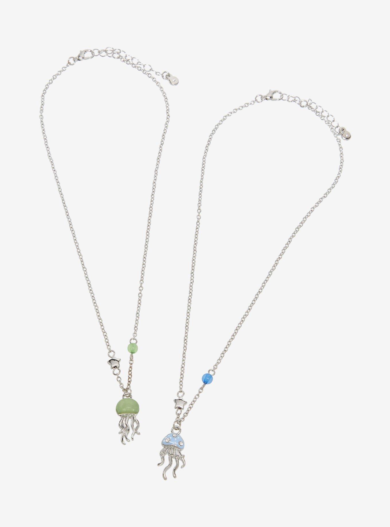 Thorn & Fable Jellyfish Best Friend Necklace Set, , hi-res