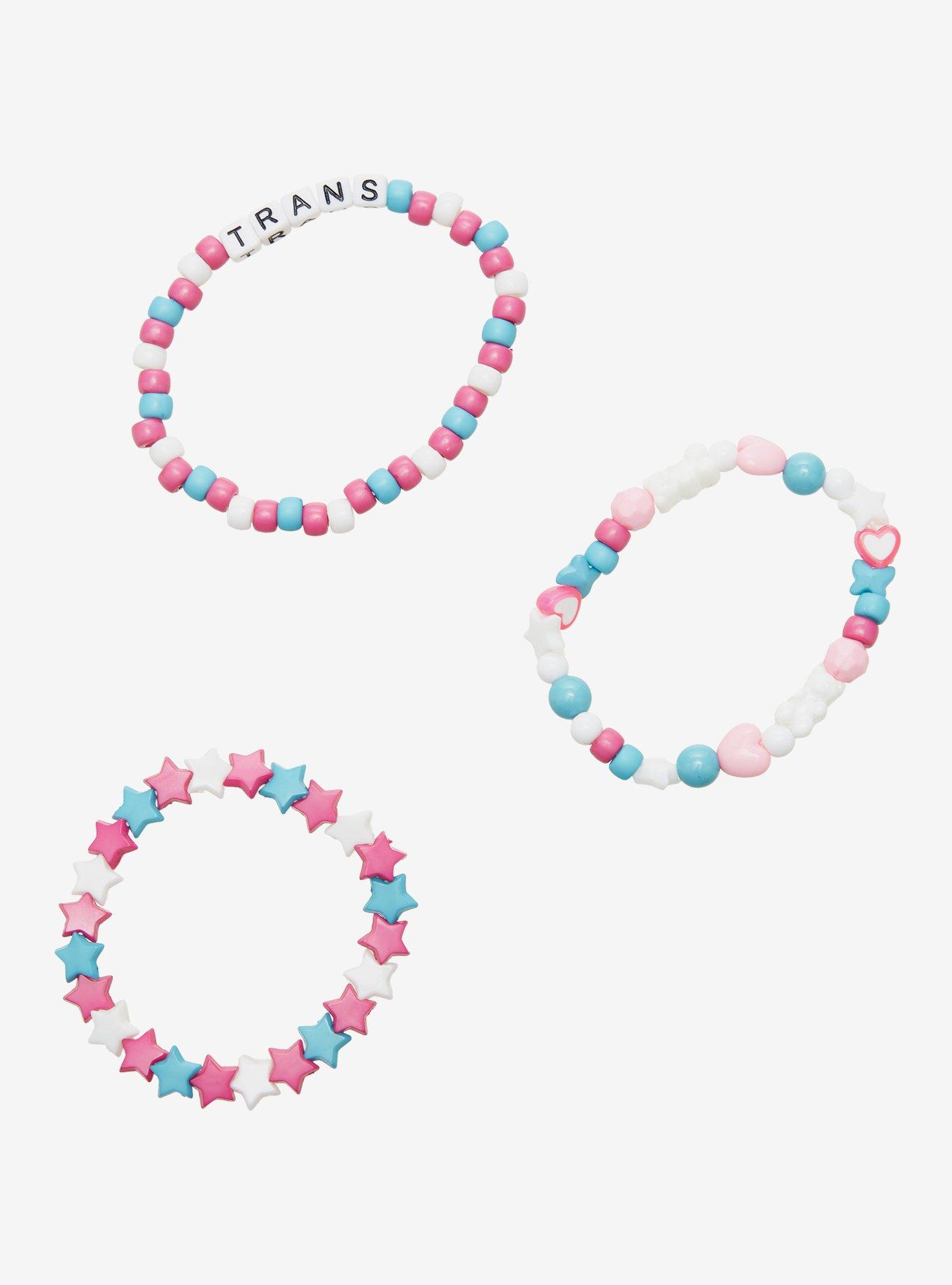Sweet Society Transgender Bead Bracelet Set, , hi-res
