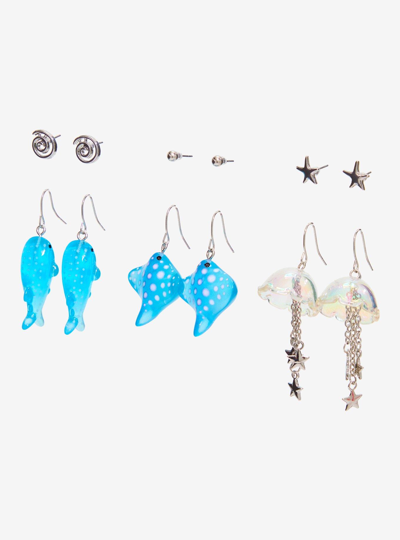 Sweet Society Sea Animal Earring Set, , alternate