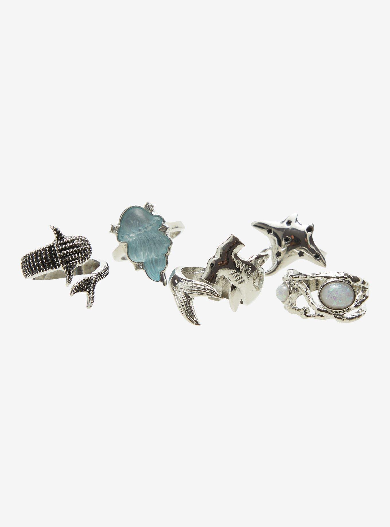 Sweet Society Sea Animal Ring Set, , hi-res