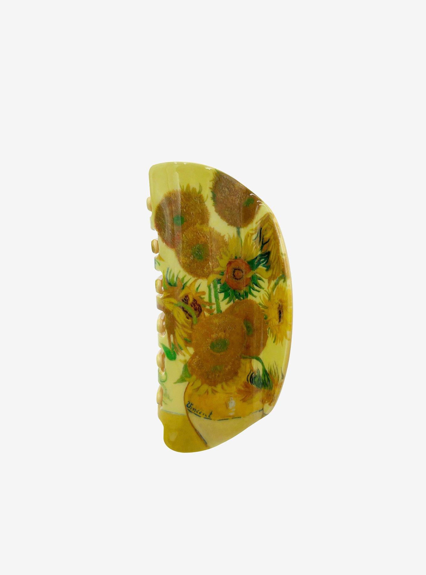 Thorn & Fable Van Gogh Sunflowers Claw Hair Clip, , hi-res