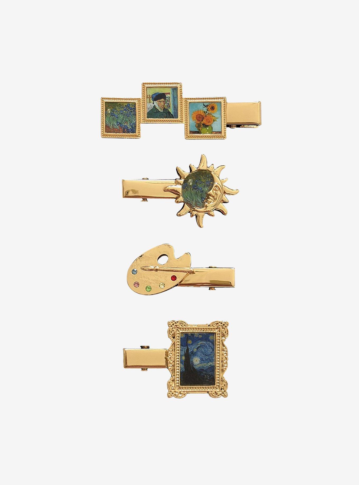 Thorn & Fable World Of Vincent Van Gogh Hair Clip Set, , hi-res