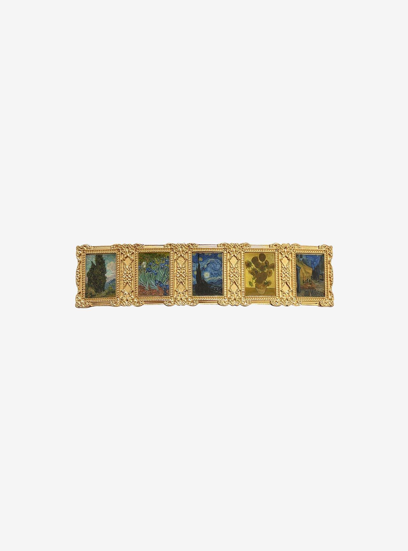 Thorn & Fable Van Gogh Art Frame Hair Clip, , hi-res