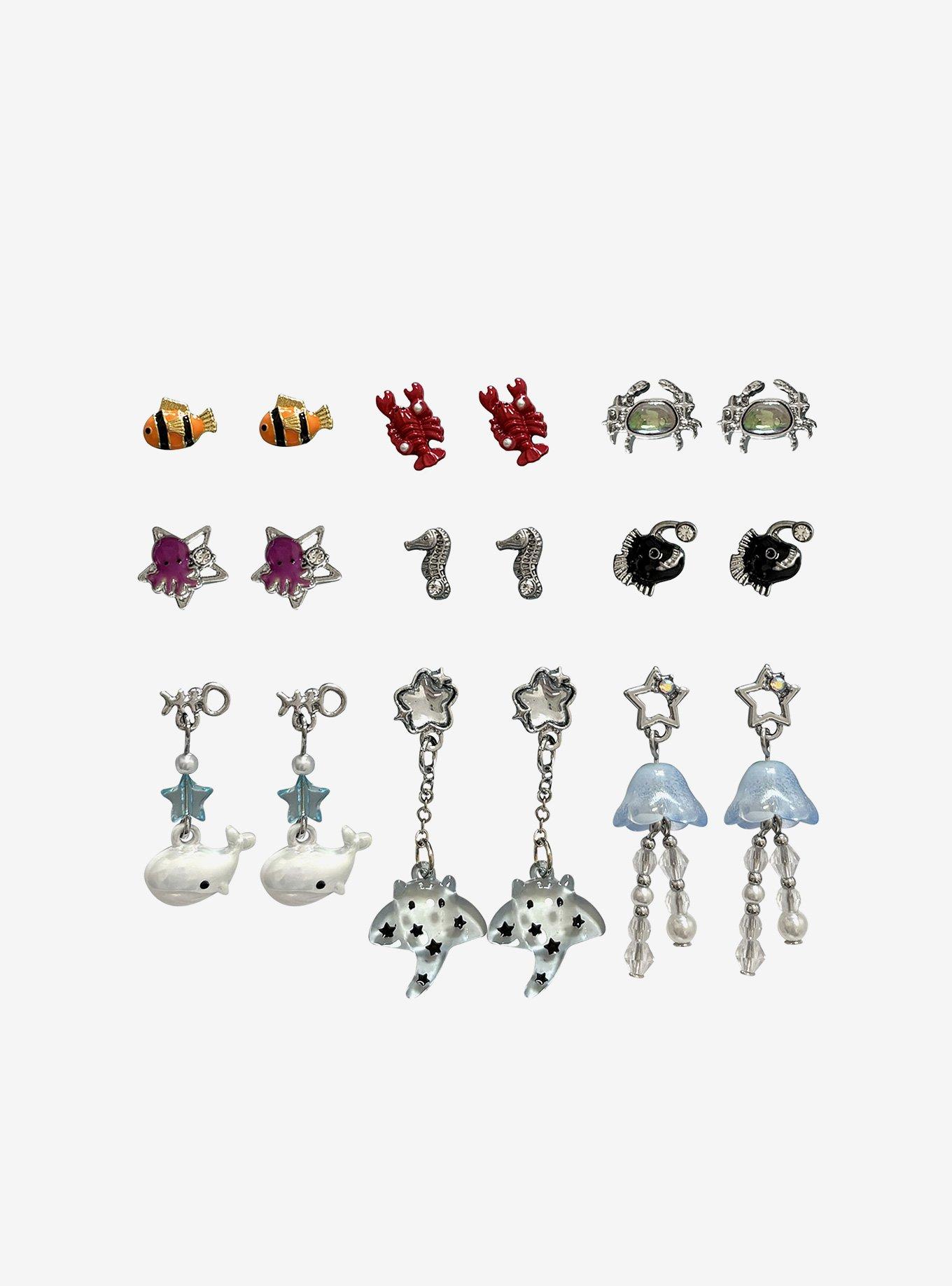 Sweet Society Sea Creatures Earring Set, , alternate