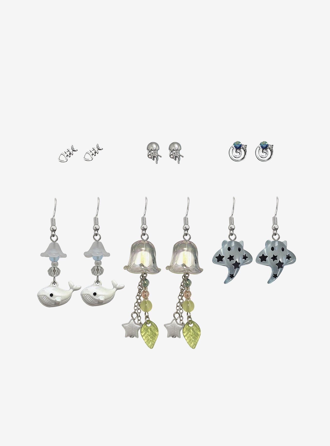Sweet Society Sea Creature Earring Set, , hi-res