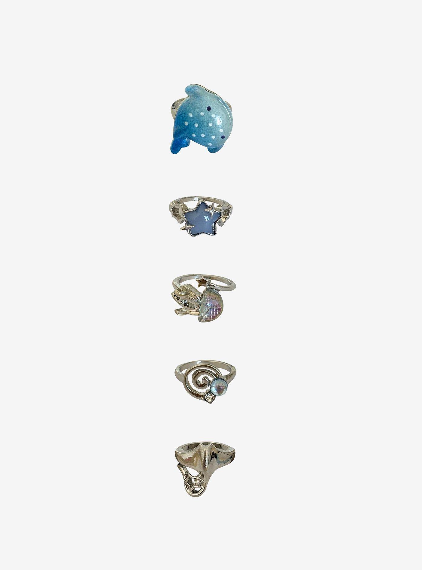Sweet Society Sea Animal Ring Set, , hi-res