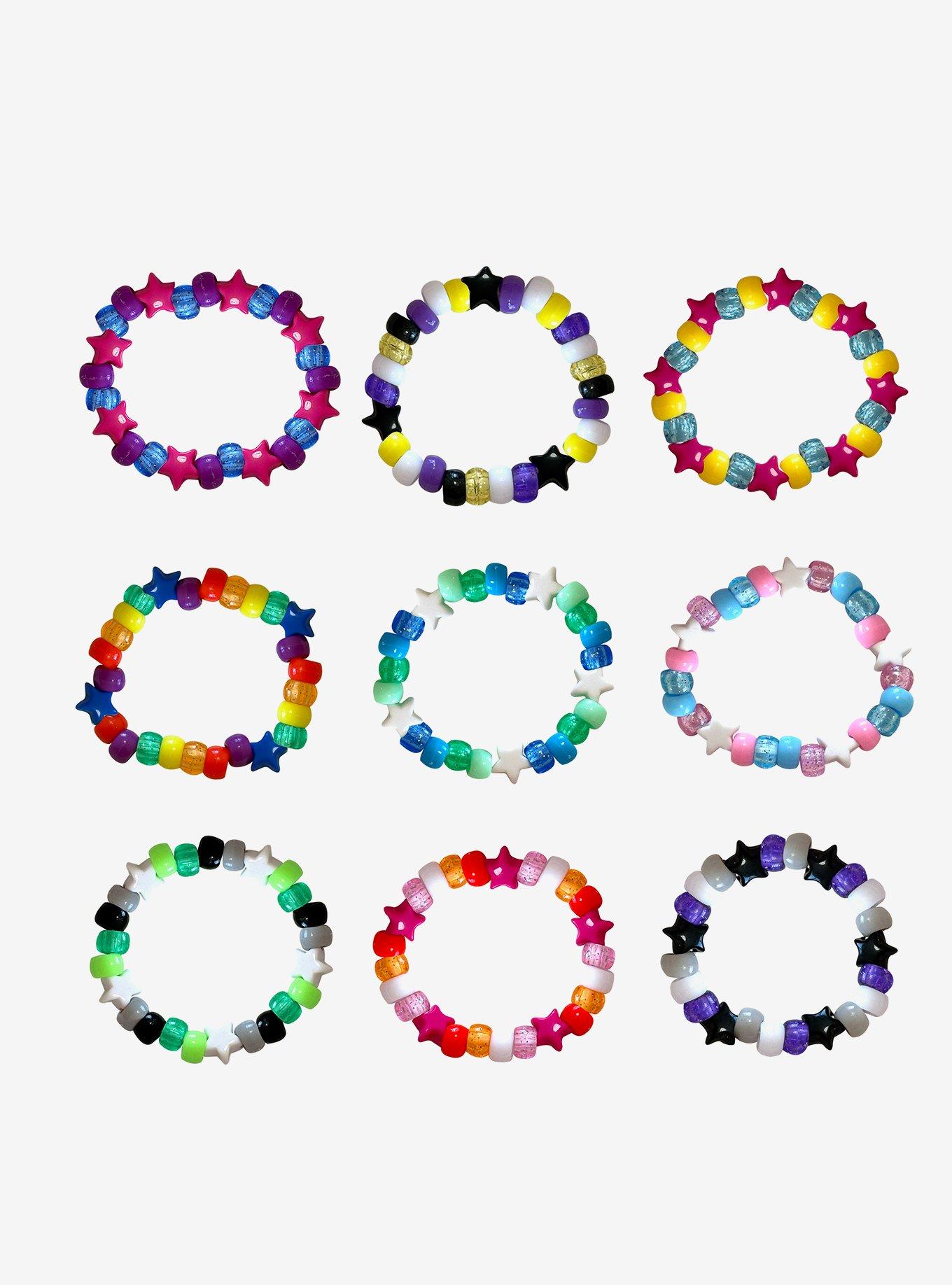 Pride Flag Bead Bracelet Set, , hi-res