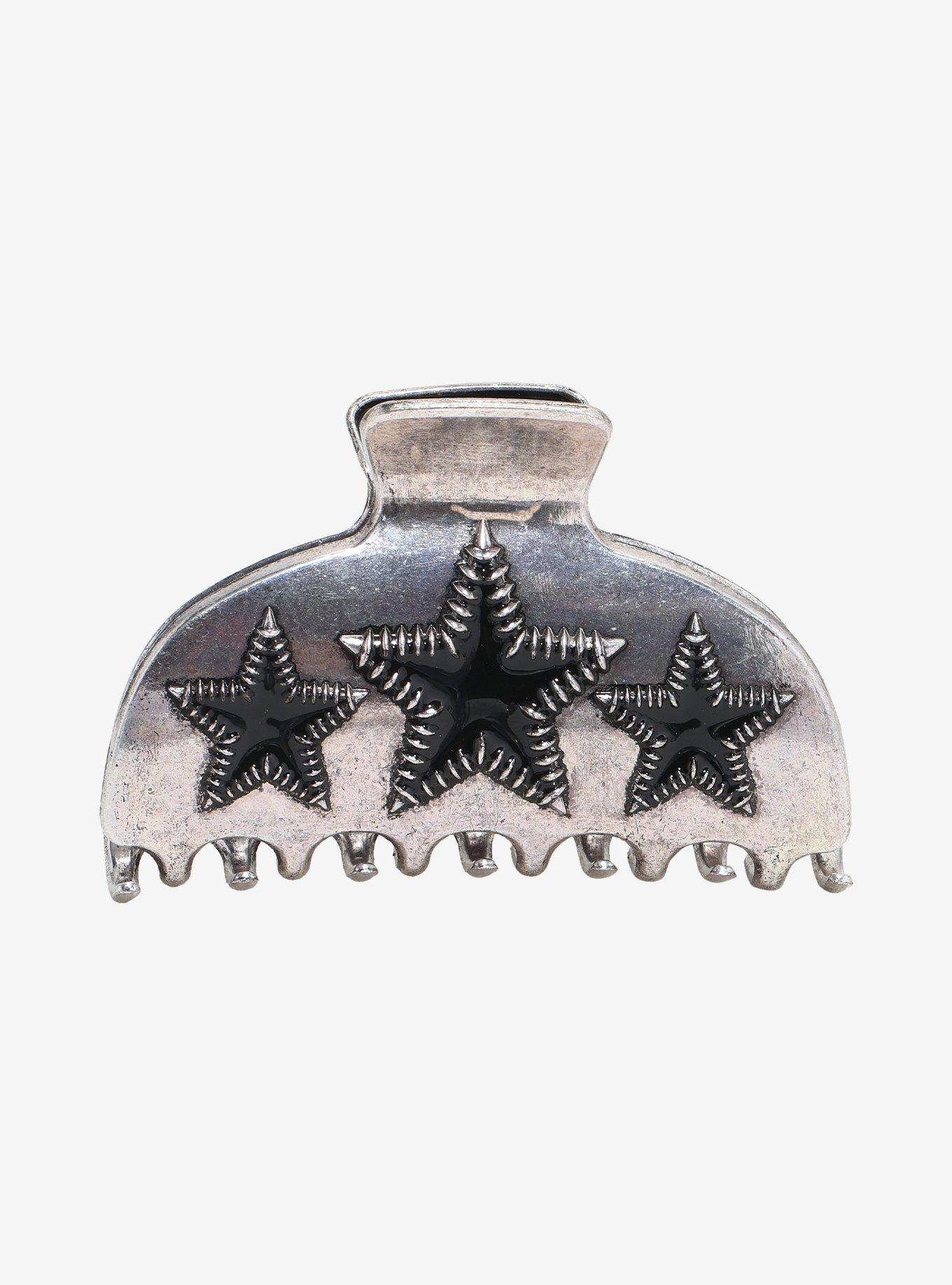 Social Collision Barbed Wire Star Claw Hair Clip, , alternate