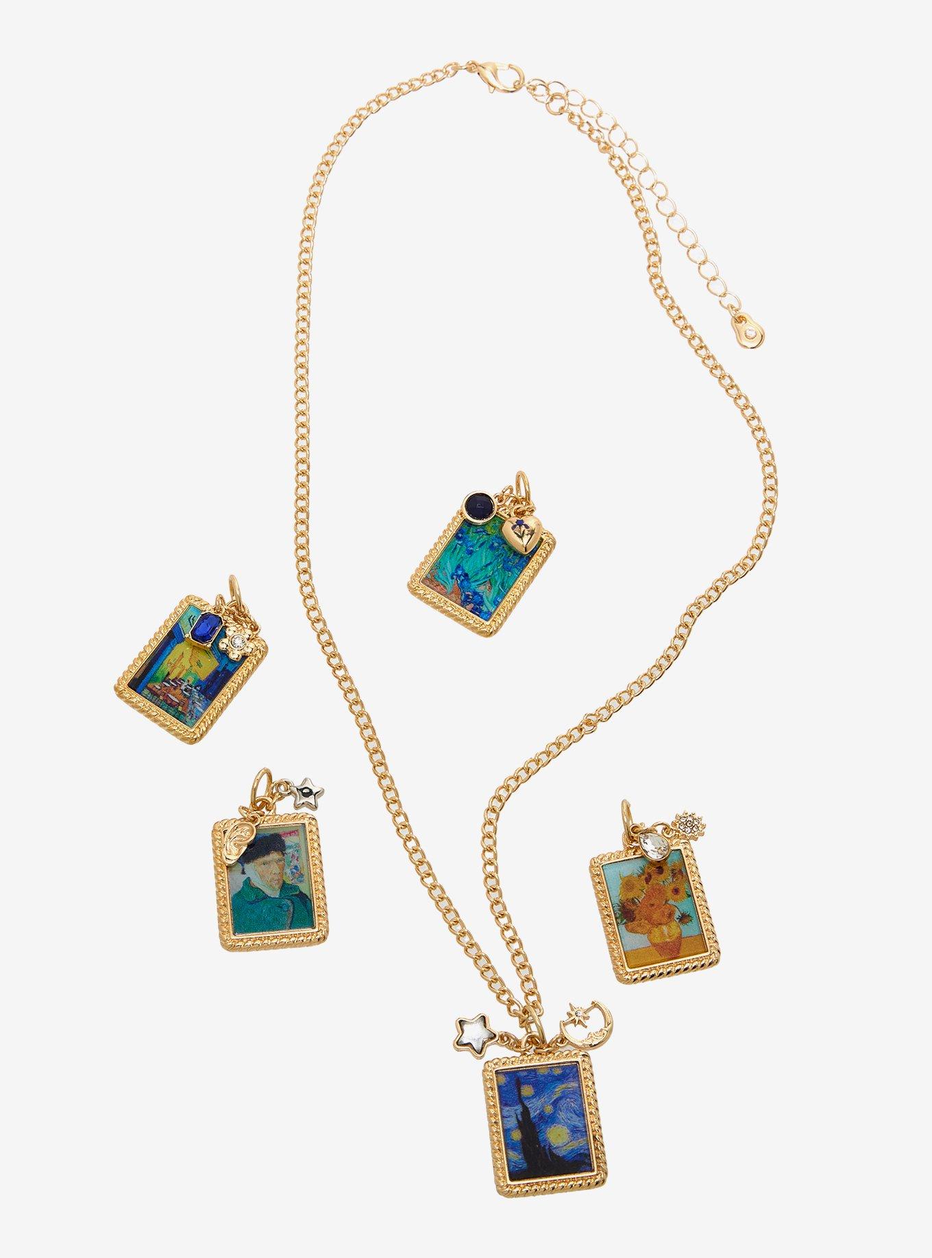 Thorn & Fable Van Gogh Portrait Interchangeable Charm Necklace Set, , hi-res