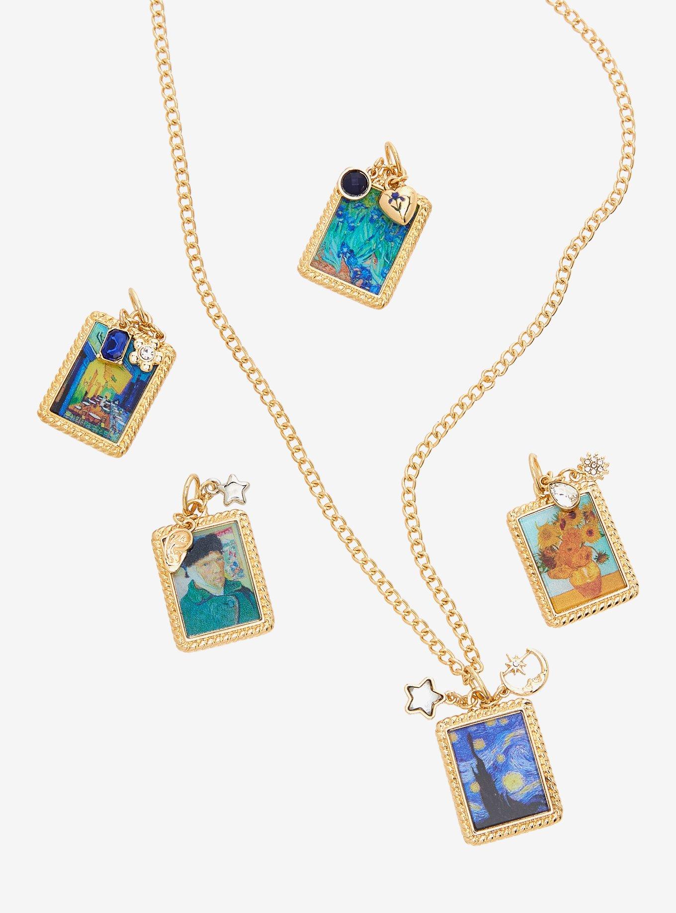 Thorn & Fable Van Gogh Portrait Interchangeable Charm Necklace Set, , alternate