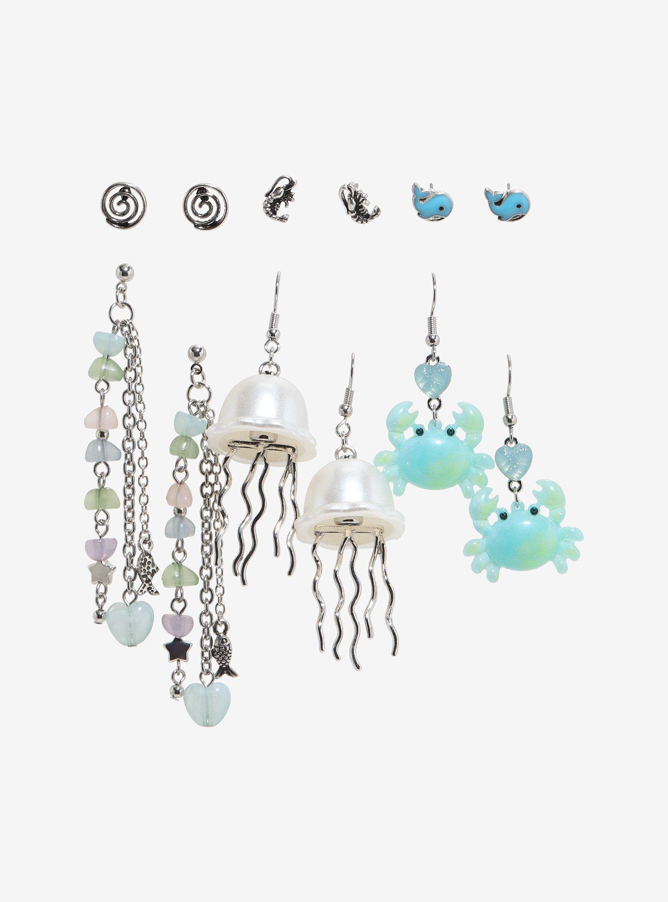 Sweet Society Jellyfish Bead Earring Set, , hi-res