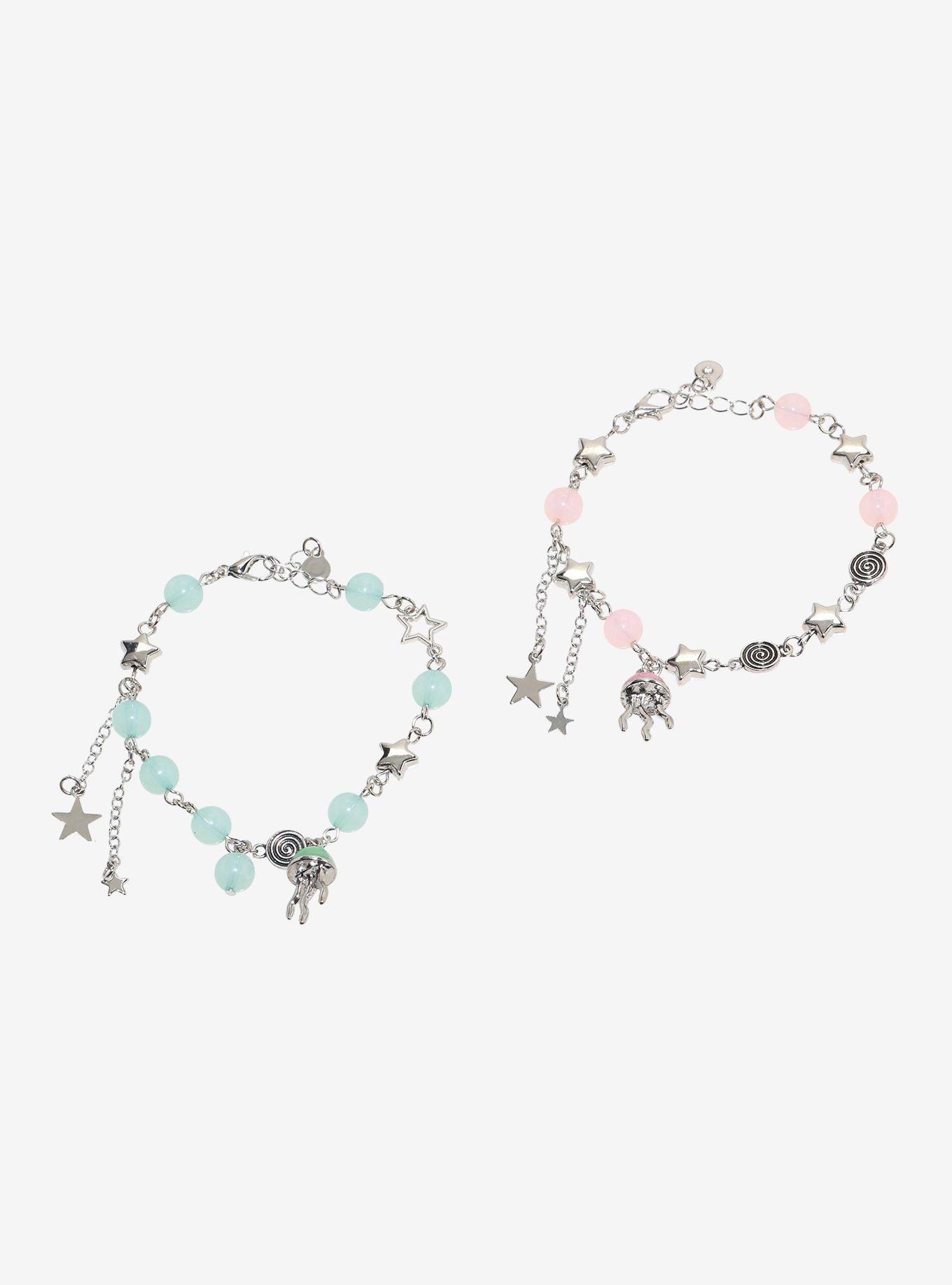 Sweet Society Jellyfish Swirl Star Best Friend Bracelet Set, , hi-res