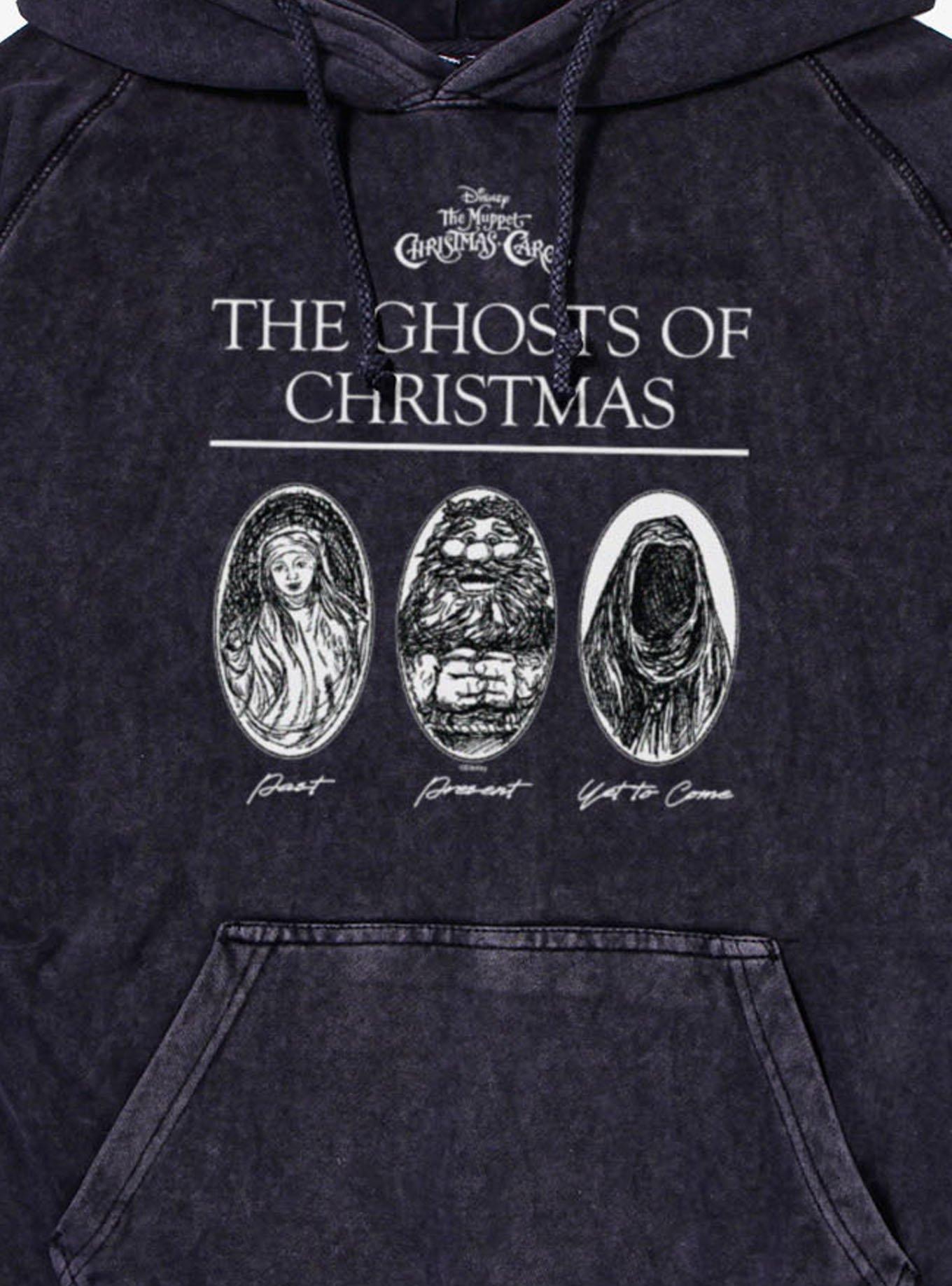 Disney The Muppets Christmas Carol Ghosts Of Christmas Mineral Wash Hoodie Hot Topic Exclusive, , hi-res